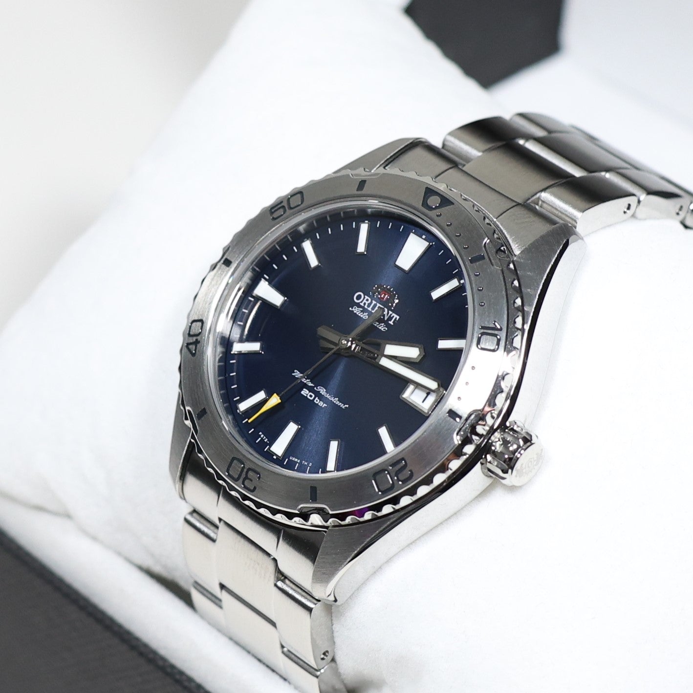 Orient Mako Automatic Stainless Steel Navy Dial Men's Sports Watch RA-AC0Q02L