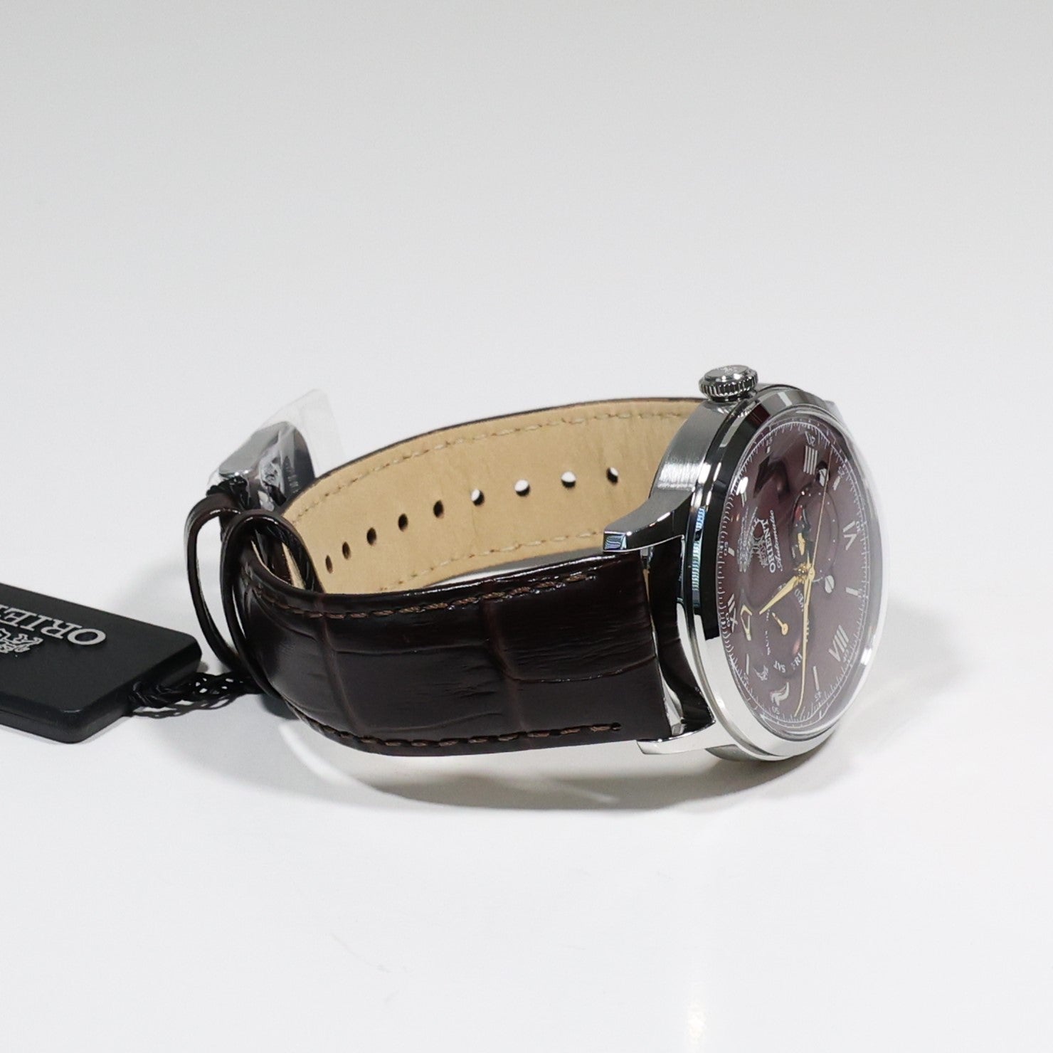 Orient Automatic Sun and Moon Red Dial Men's Watch RA-AK0807R