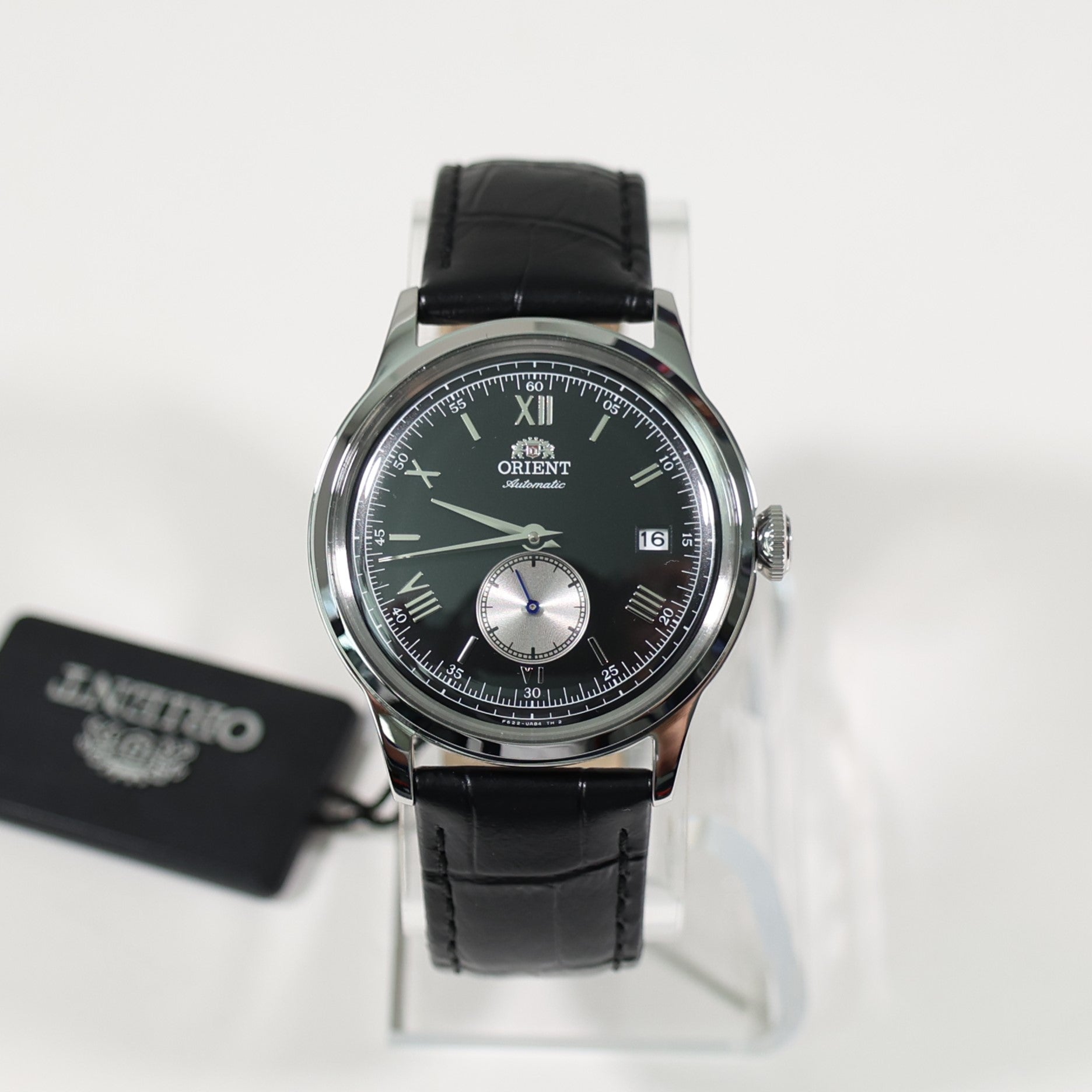 Orient Classic 38mm Black Dial Seconds Hand Automatic Watch RA-AP0101B