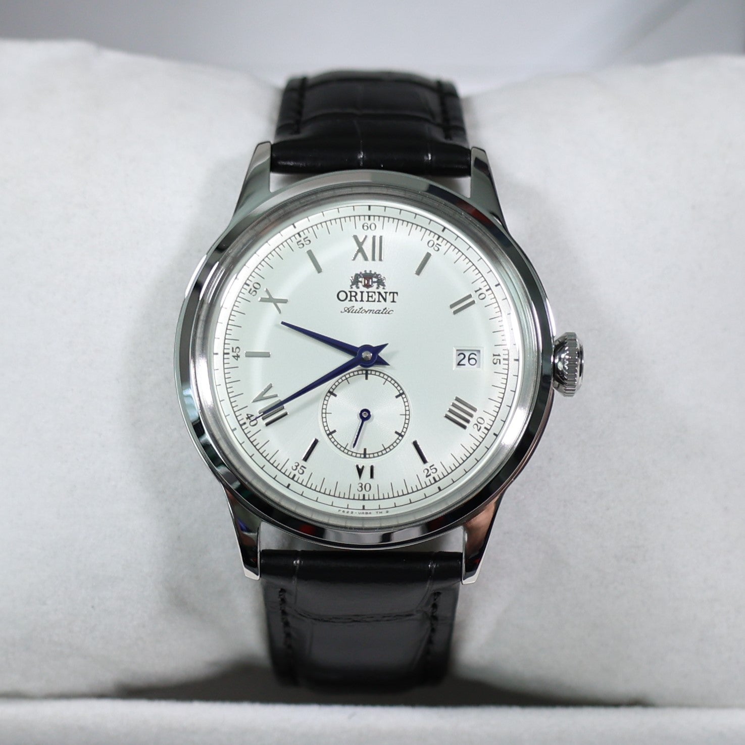 Orient Classic 38mm Silver Dial Seconds Hand Automatic Watch RA-AP0104S