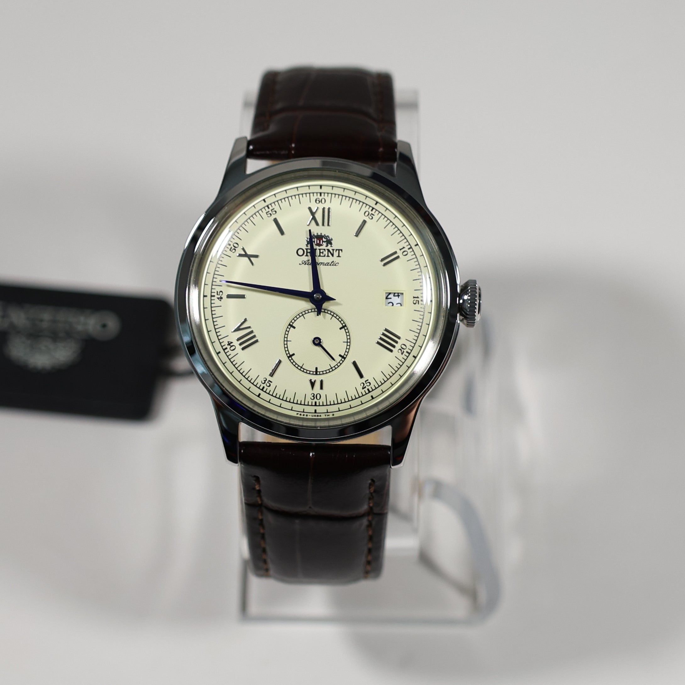 Orient Classic 38mm Champagne Dial Seconds Hand Automatic Watch RA-AP0105Y