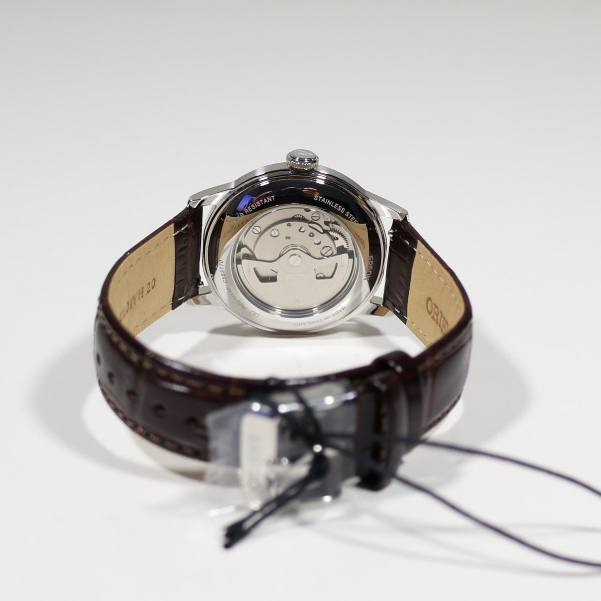 Orient Bambino 38MM White Dial Automatic No Date Watch RA-BB0002S - Chronobuy