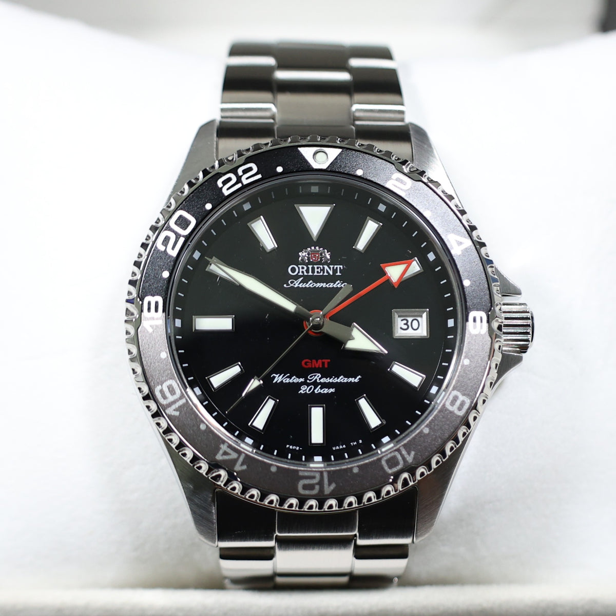 Orient Mako GMT Black Dial Stainless Steel Men's Watch RA-BC0001B - Chronobuy