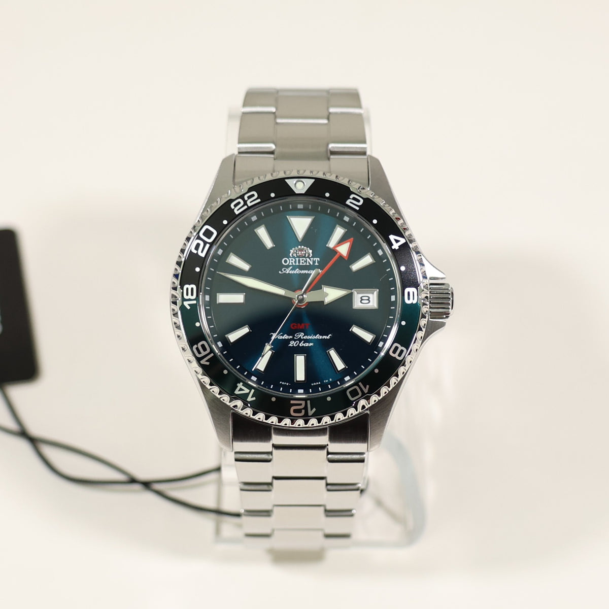 Orient Mako GMT Green Dial Stainless Steel Men's Watch RA-BC0002E
