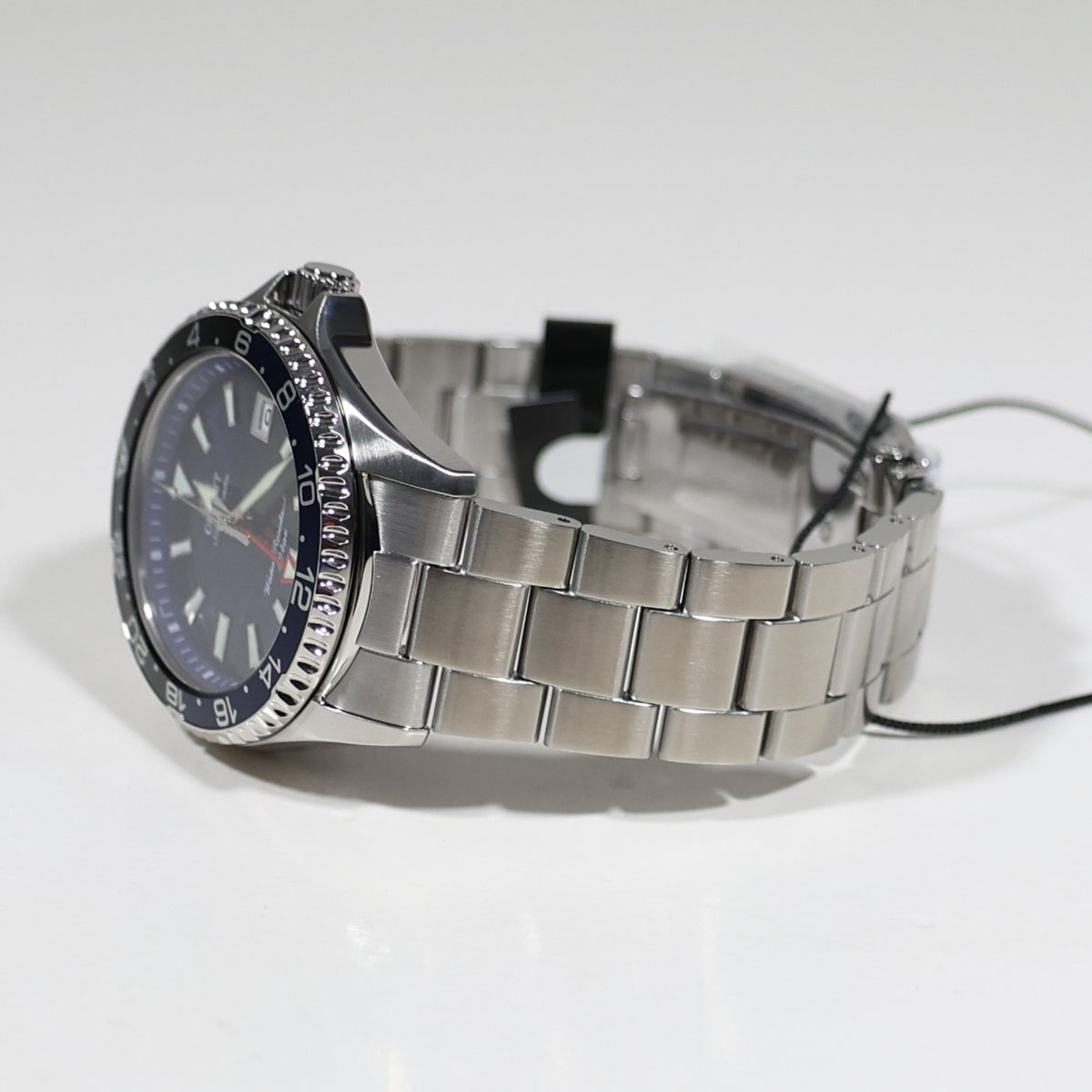 Orient Mako GMT Blue Dial Stainless Steel Men's Watch RA-BC0003L