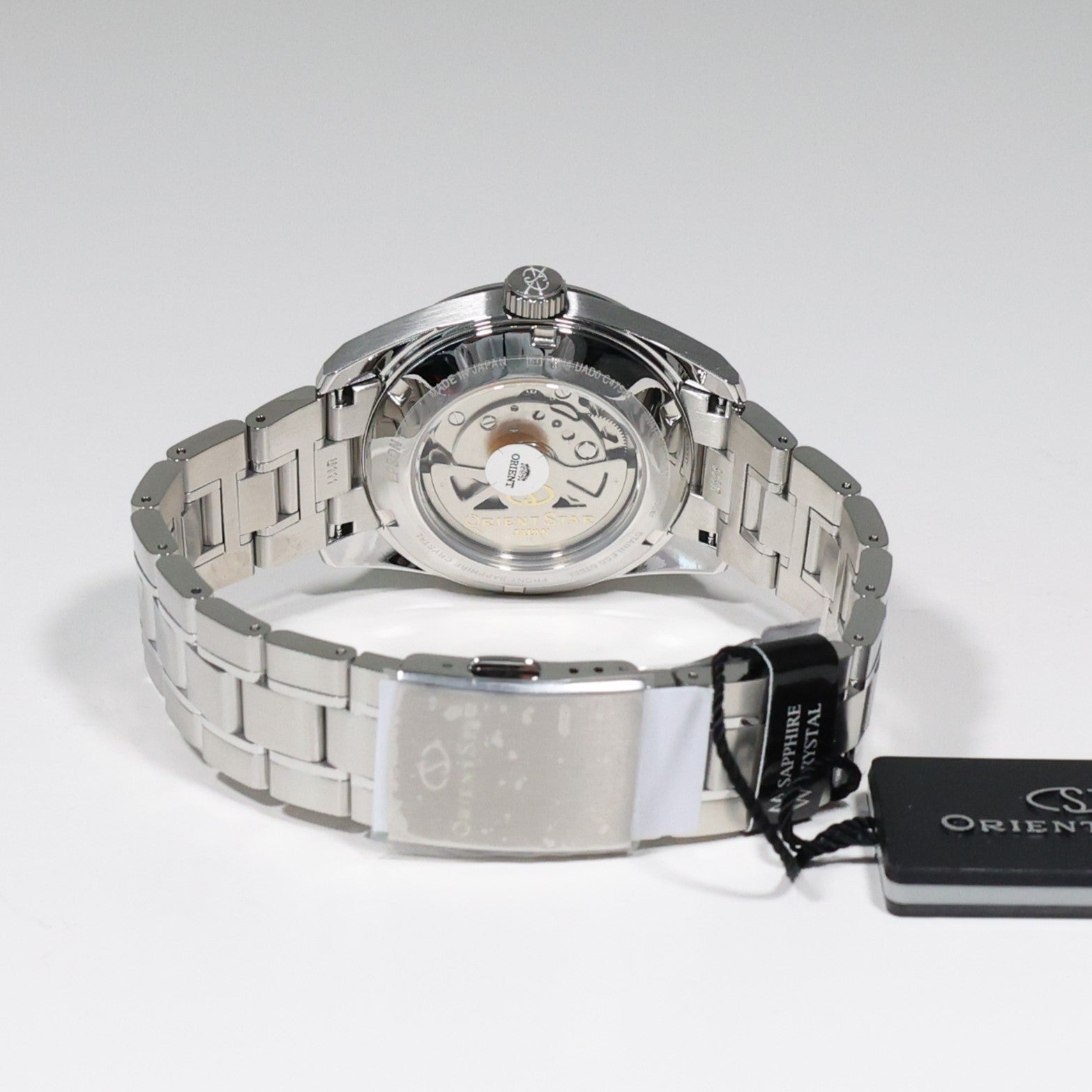Orient Star Automatic Black Dial Stainless Steel Men's Watch RE-AU0004B00B
