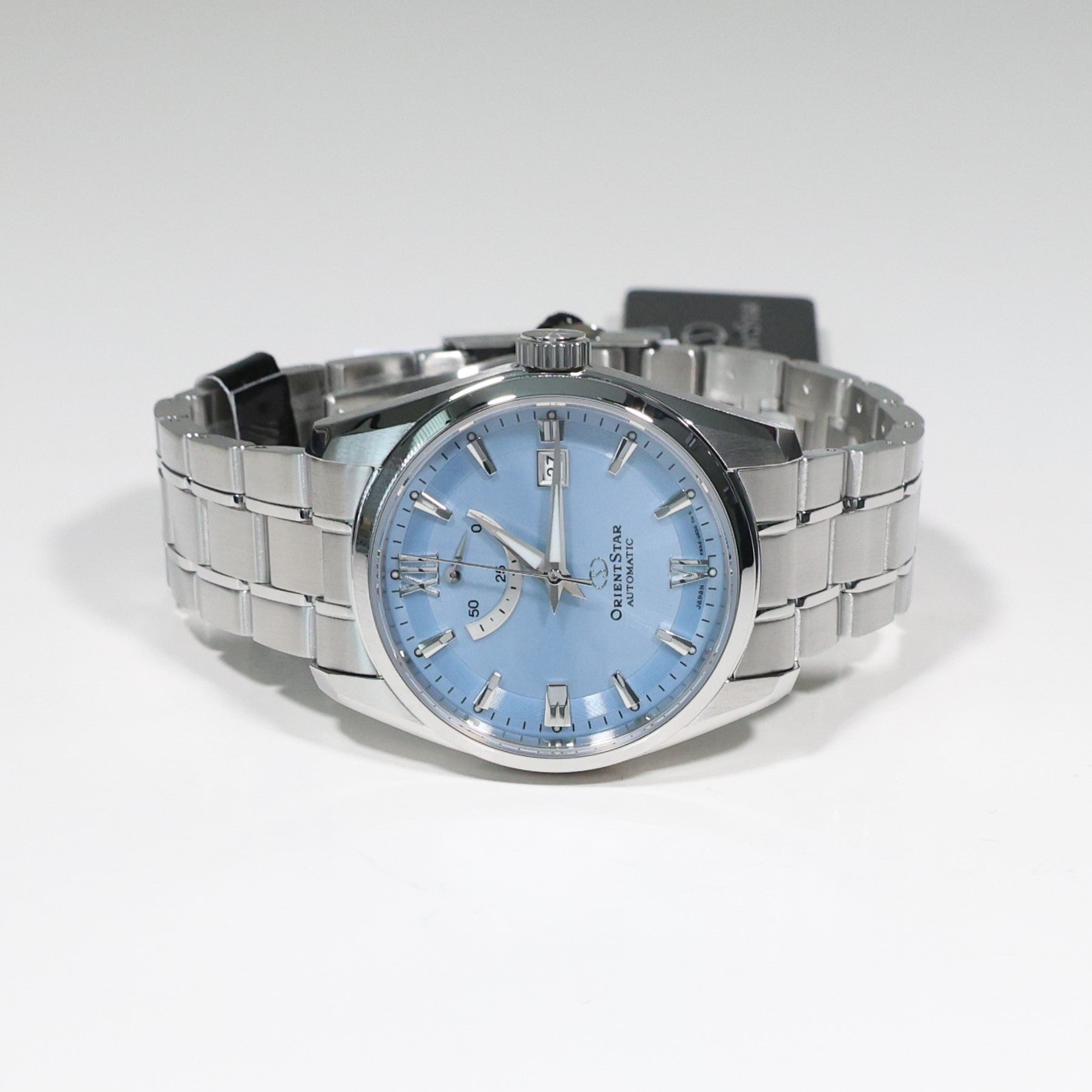 Orient Star Automatic Blue Dial Stainless Steel Mens Watch RE-AU0109L