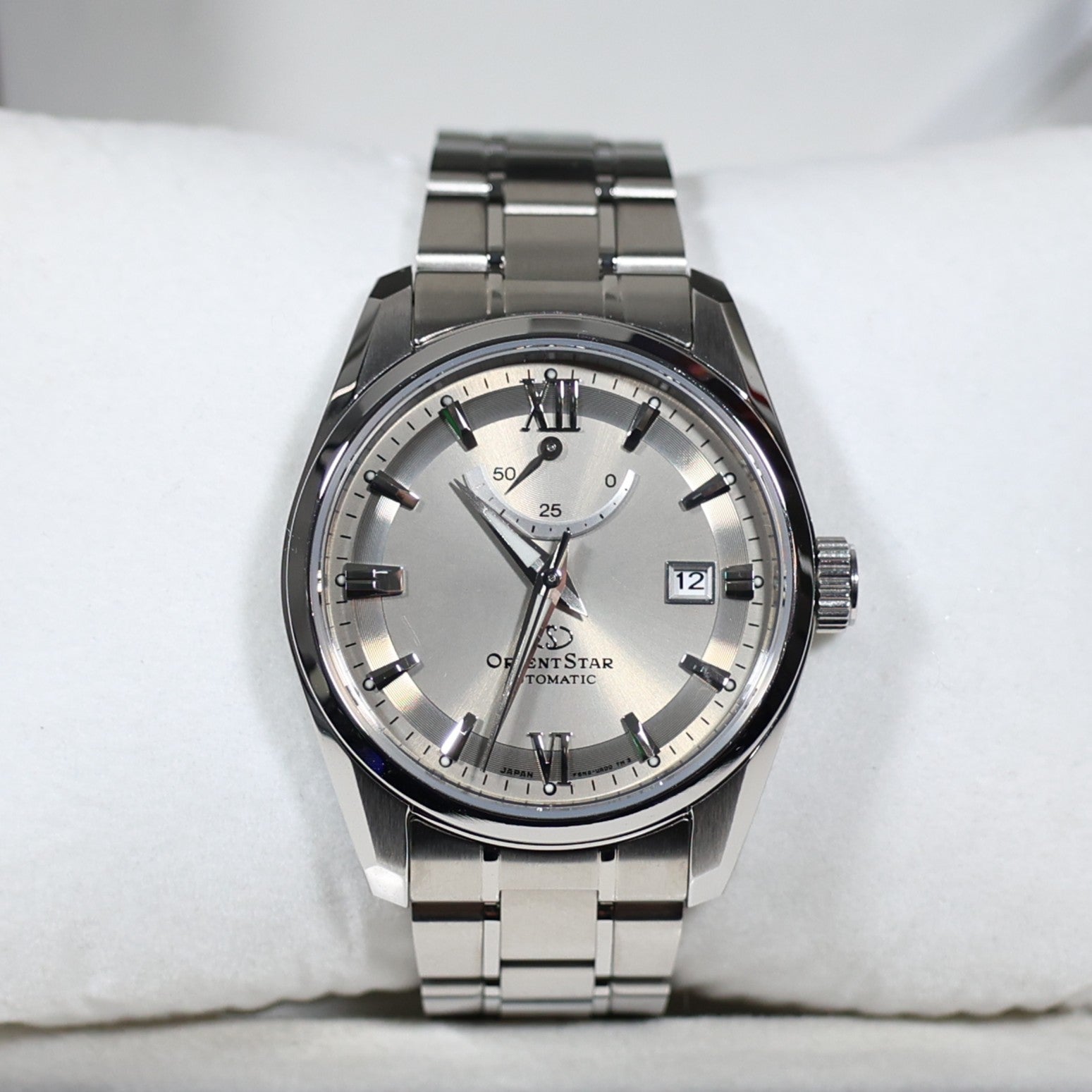 Orient Star Gray Dial Stainless Steel Men's Watch RE-AU0110N00B Pre-Owned - Chronobuy