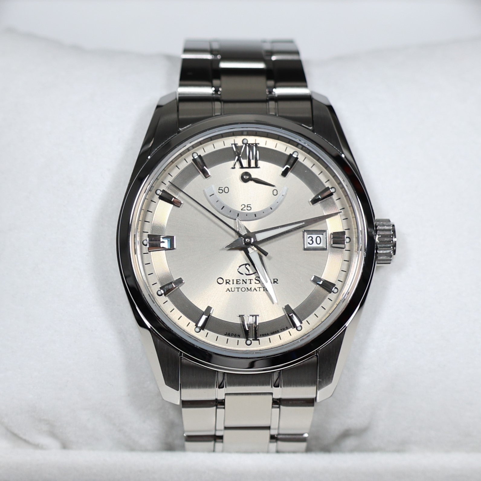 Orient Star Automatic Gray Dial Stainless Steel Men's Watch RE-AU0110N00B