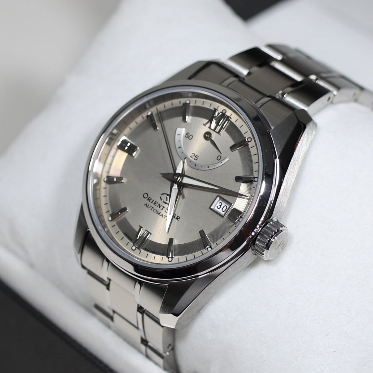 Orient Star Automatic Gray Dial Stainless Steel Men's Watch RE-AU0110N00B