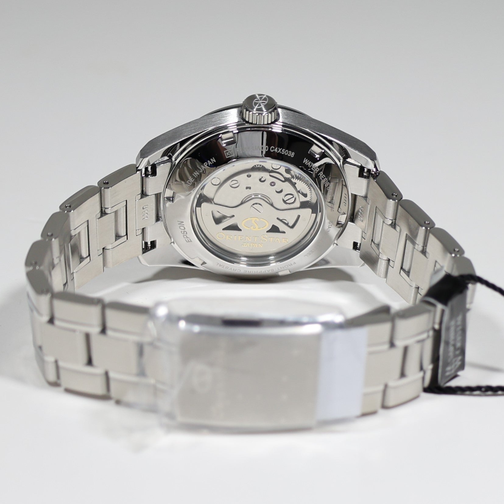 Orient Star Automatic Gray Dial Stainless Steel Men's Watch RE-AU0110N00B