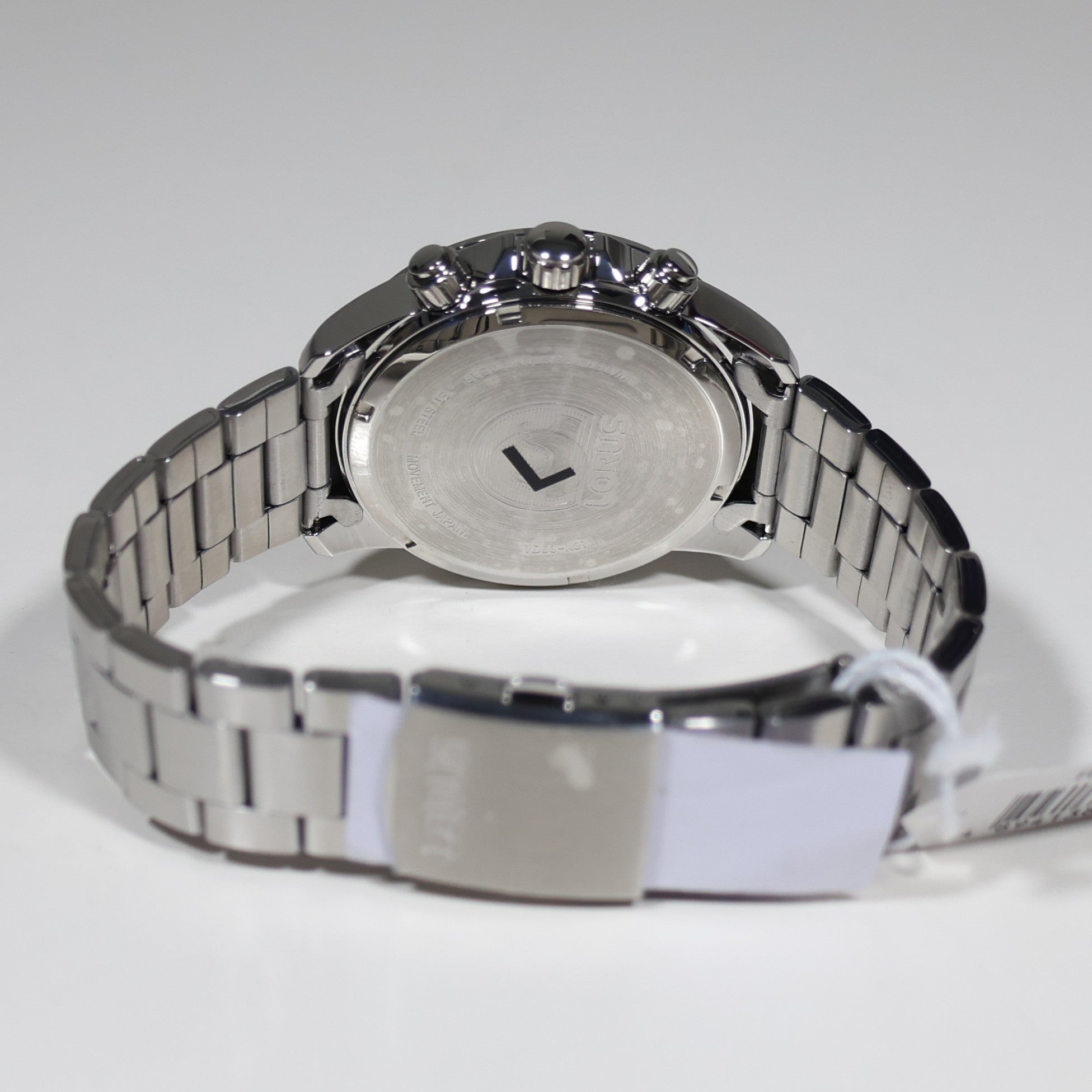 Lorus Stainless Steel Blue Dial Men's Chronograph Watch RT343JX9