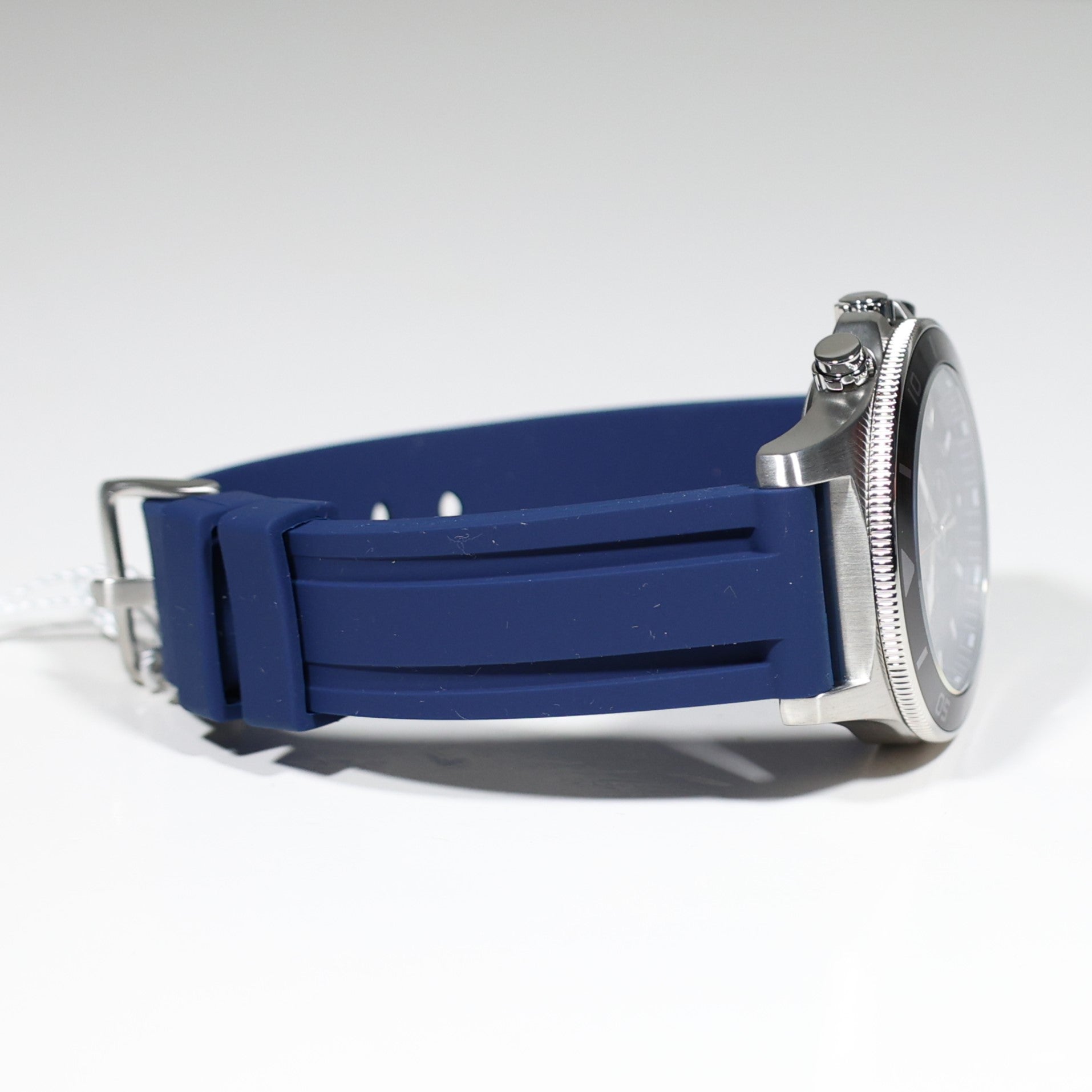 Swiss Military Blue Dial Men's Stainless Steel Chronograph Watch SM34067.08