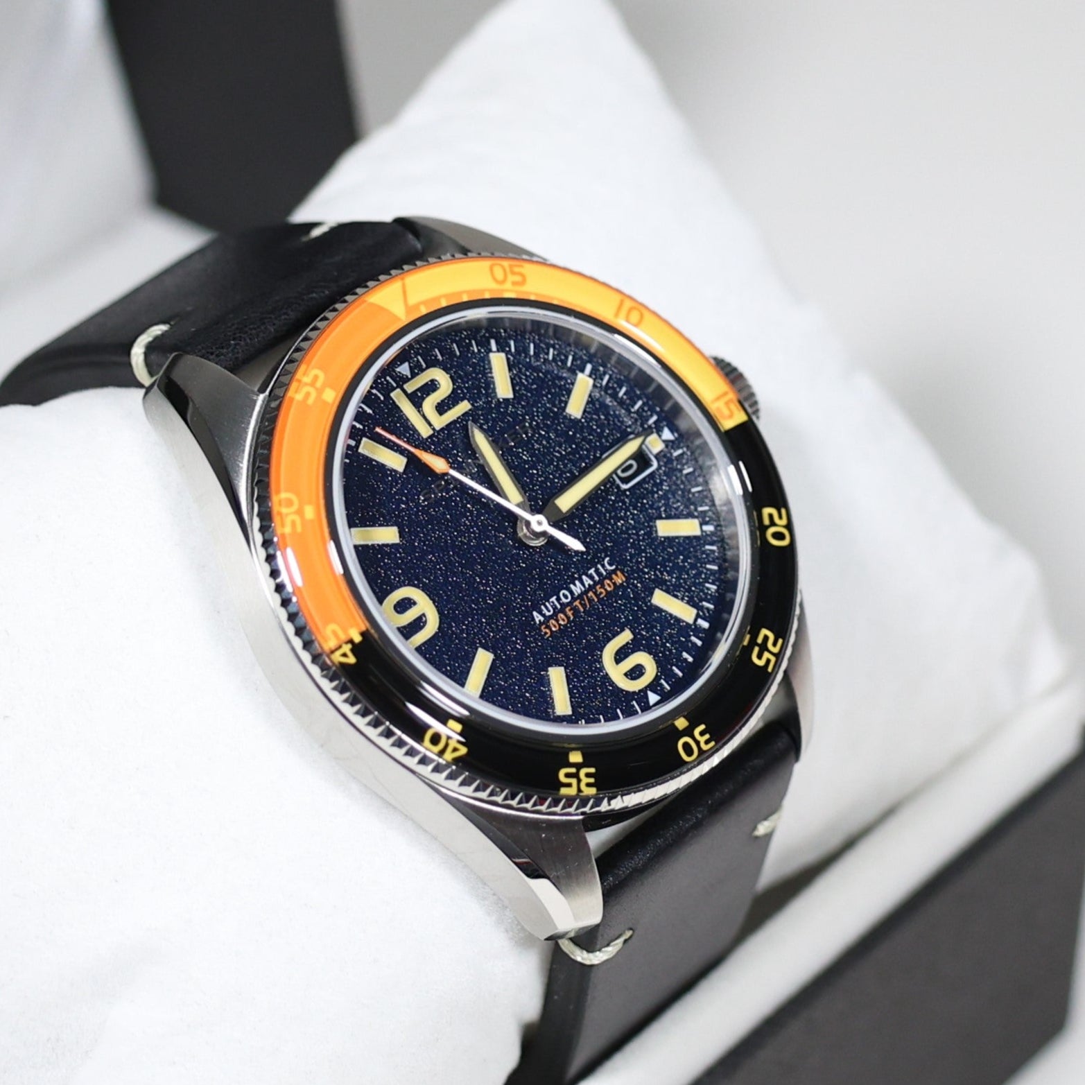 Spinnaker Fleuss Automatic Blue Dial Stainless Steel Case Men's Watch SP-5055-0D