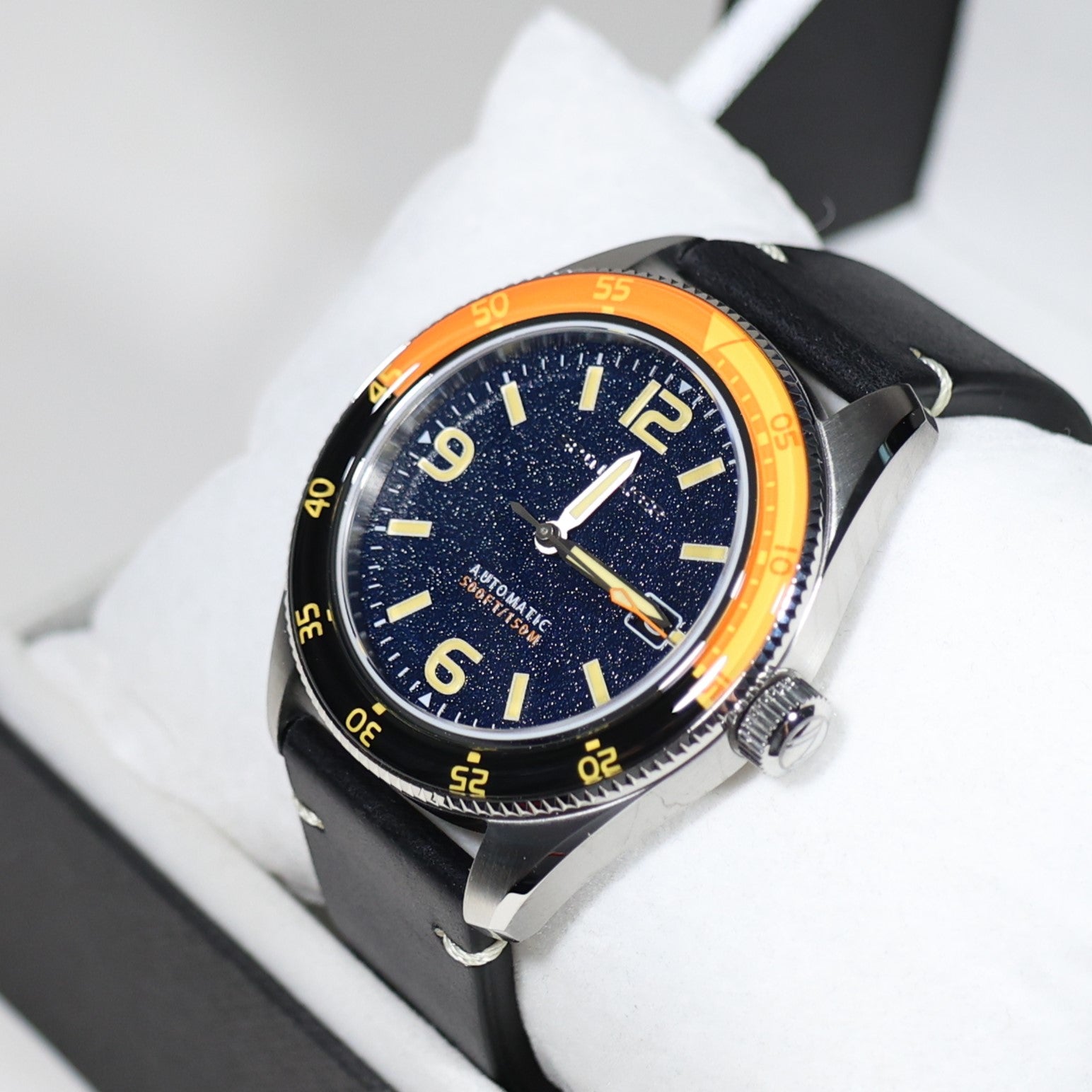 Spinnaker Fleuss Automatic Blue Dial Stainless Steel Case Men's Watch SP-5055-0D