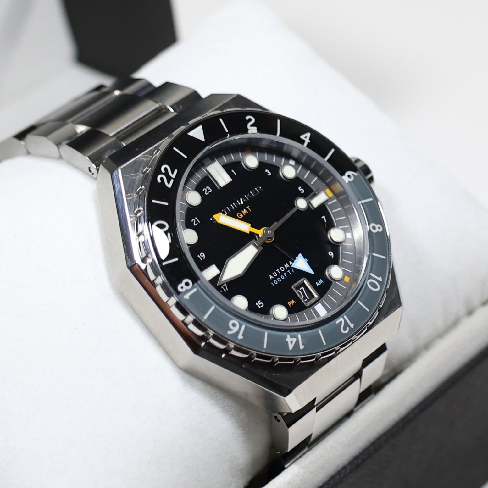 Pre-Owned Spinnaker Dumas Automatic Men's Black Dial Watch SP-5119-11