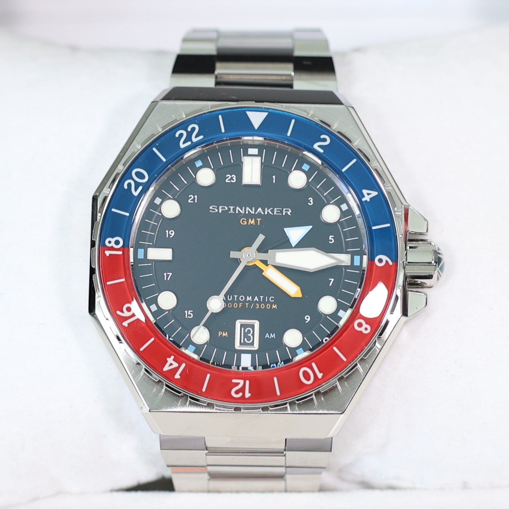 Spinnaker Dumas Automatic Men's Stainless Steel Black Dial Watch SP-5119-44