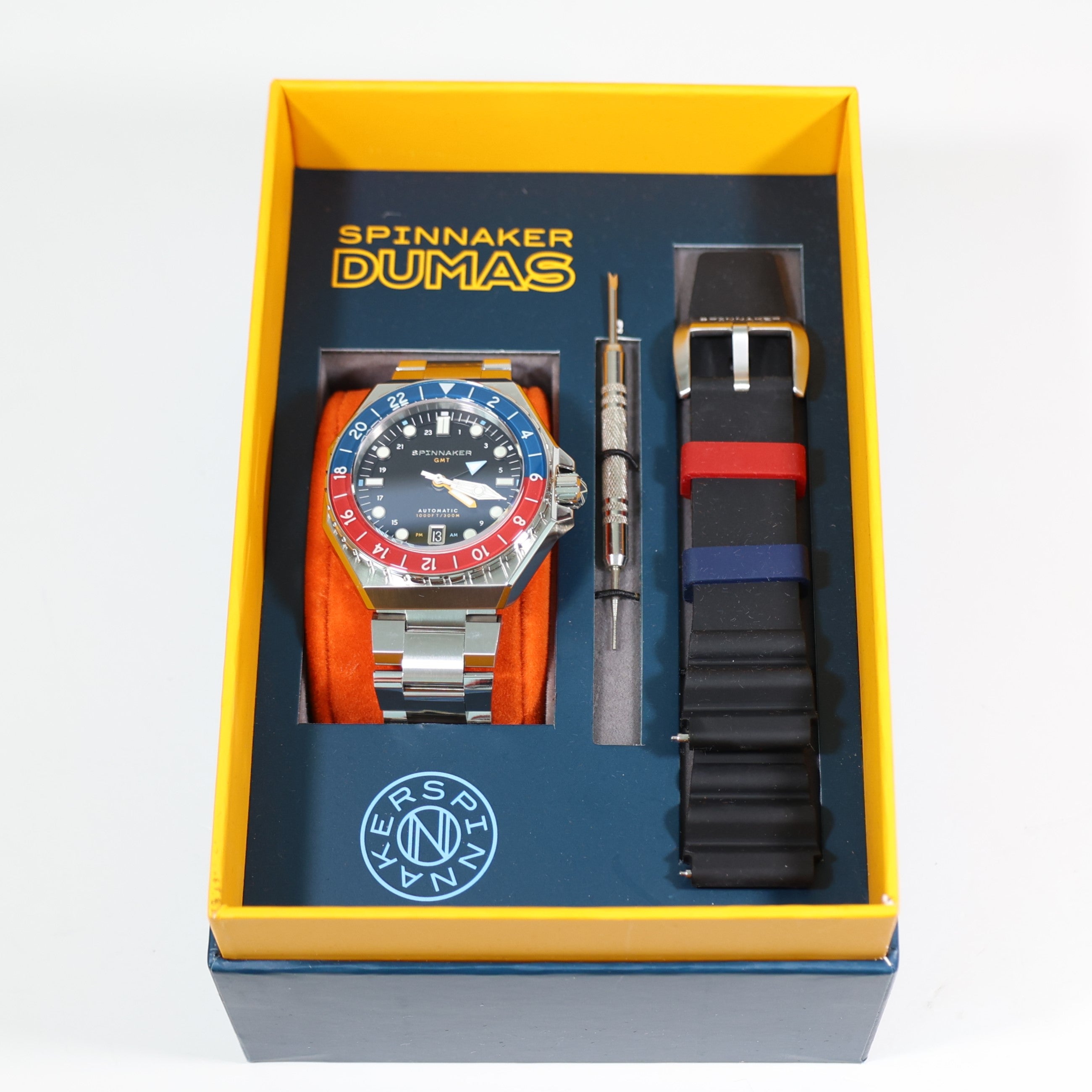 Spinnaker Dumas Automatic Men's Stainless Steel Black Dial Watch SP-5119-44