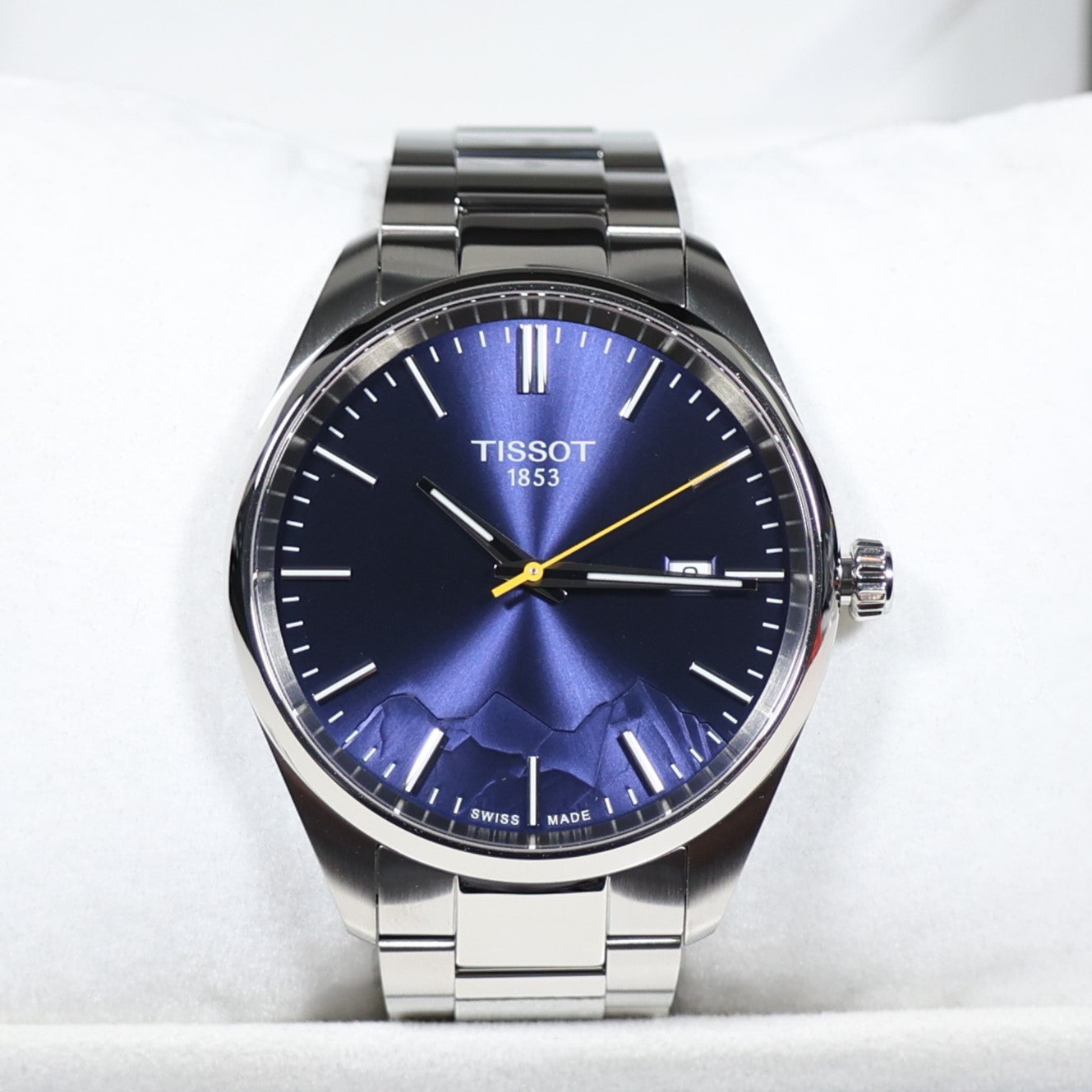 Tissot PR100 Jungfraubahn Quartz Men's Blue Dial Watch T150.410.11.041.02