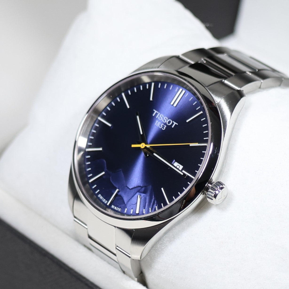 Tissot PR100 Jungfraubahn Quartz Men's Blue Dial Watch T150.410.11.041.02