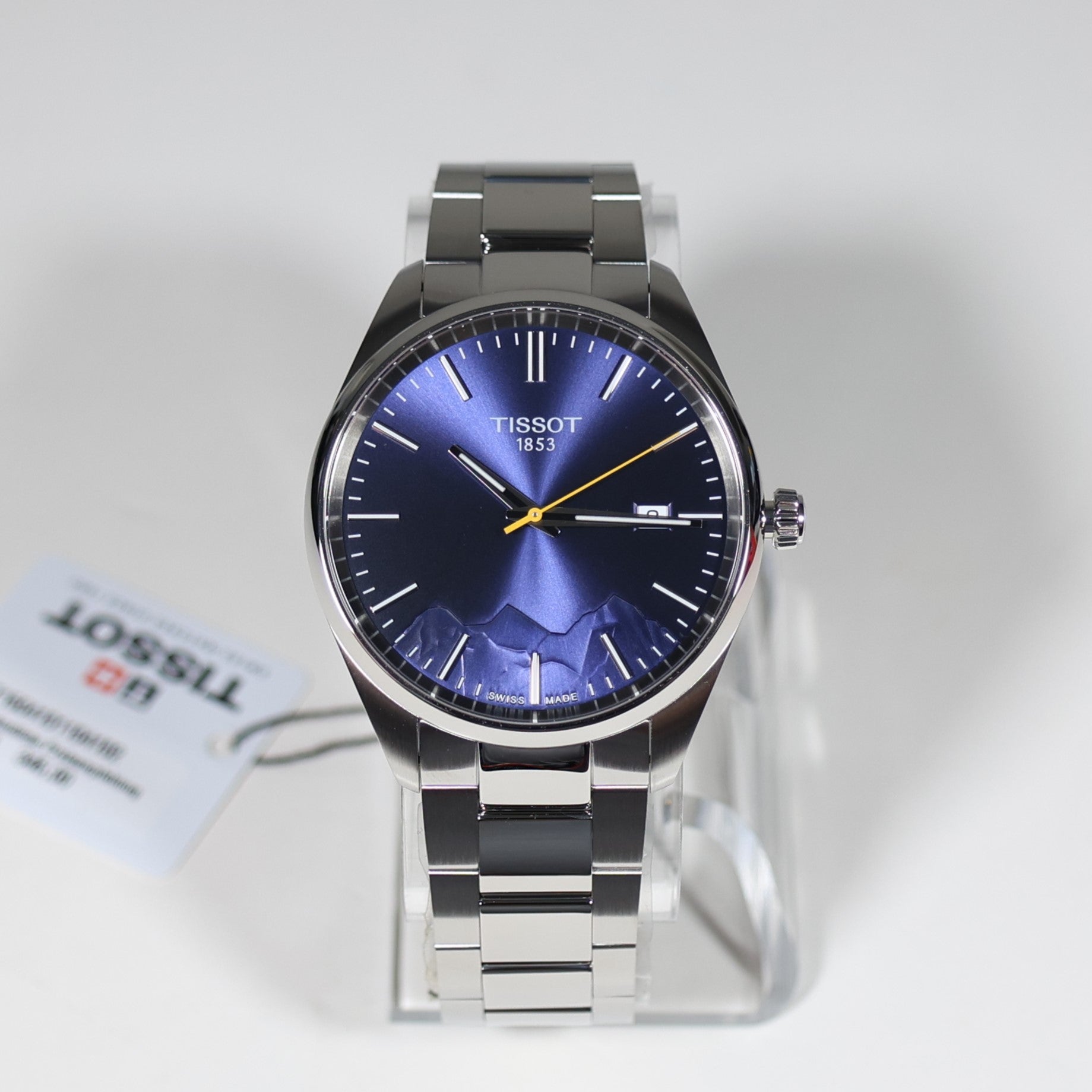 Tissot PR100 Jungfraubahn Quartz Men's Blue Dial Watch T150.410.11.041.02