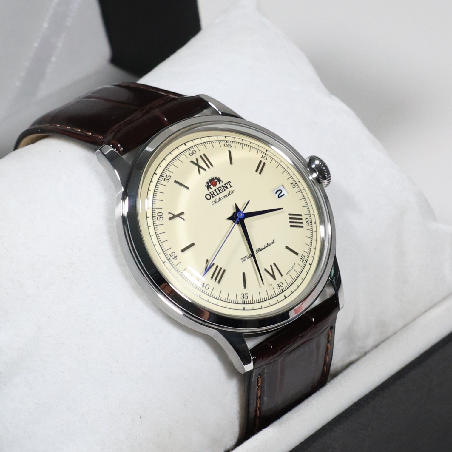 Orient Bambino 2nd Generation Automatic Men's Leather Strap Watch TAC00009N0