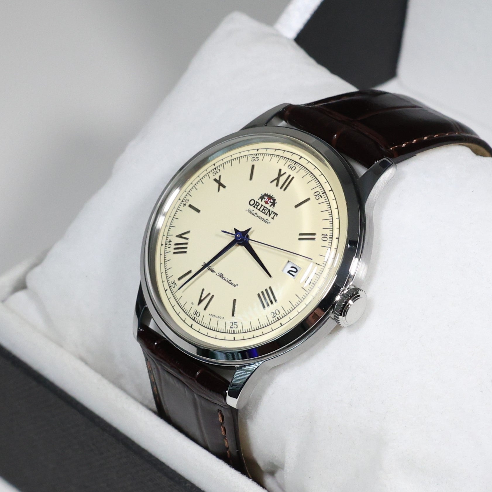 Orient Bambino 2nd Generation Automatic Men's Leather Strap Watch TAC00009N0