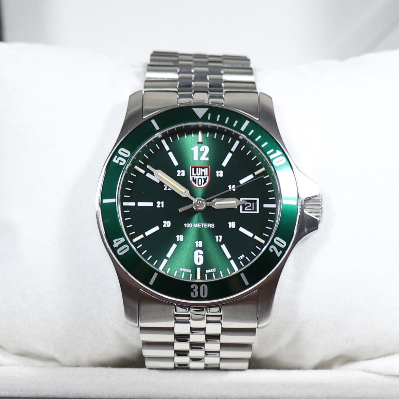 Luminox Sport Timer Green Dial Men's Stainless Steel Watch XS.0917
