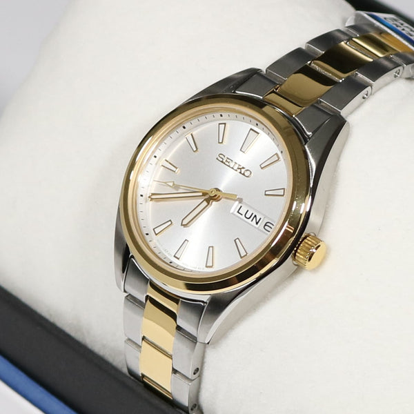 Seiko women's two tone watch cheap