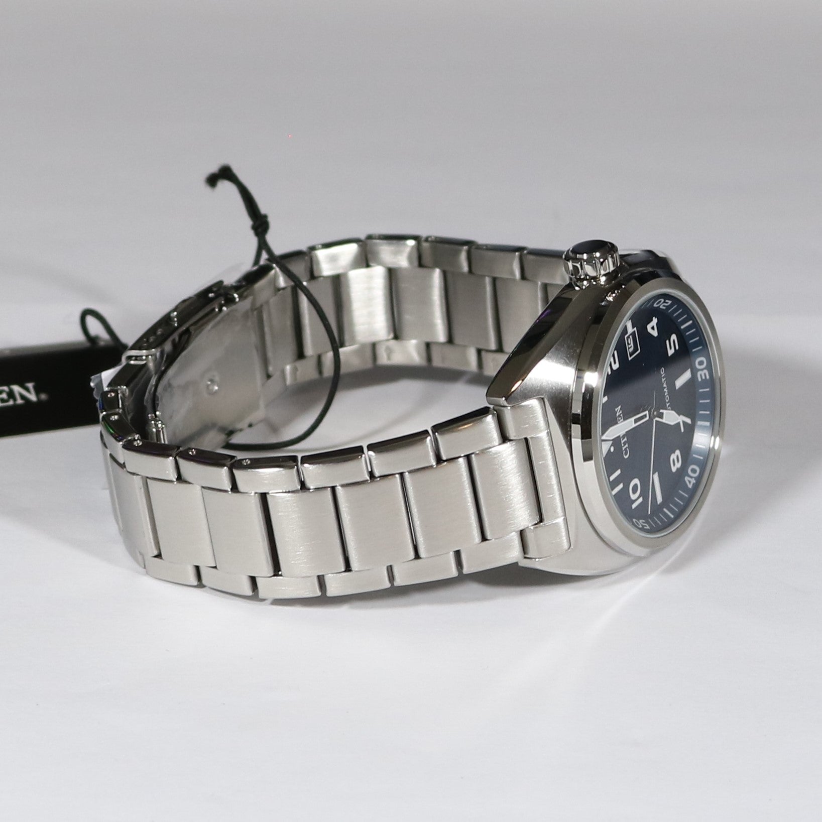 Citizen Automatic Stainless Steel Blue Dial Men's Watch NJ0100-89L