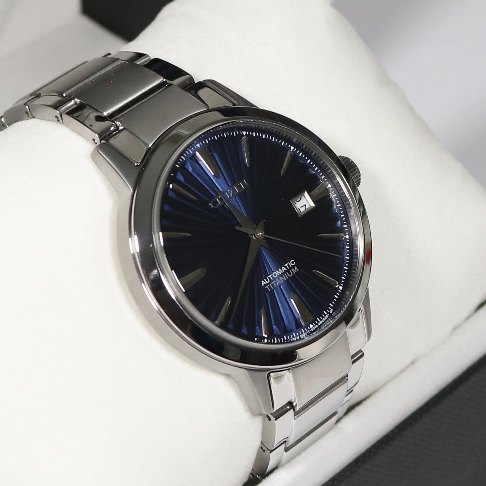 Citizen Super Titanium Blue Dial Automatic Men's Watch NJ2180-89L