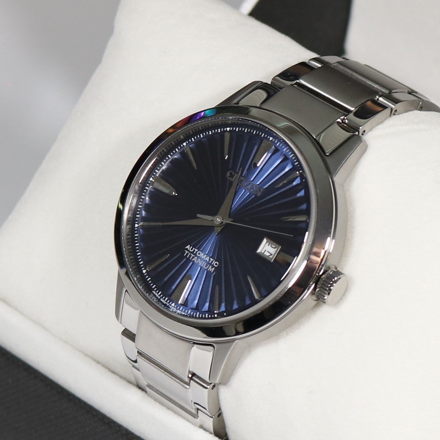 Citizen Super Titanium Blue Dial Automatic Men's Watch NJ2180-89L