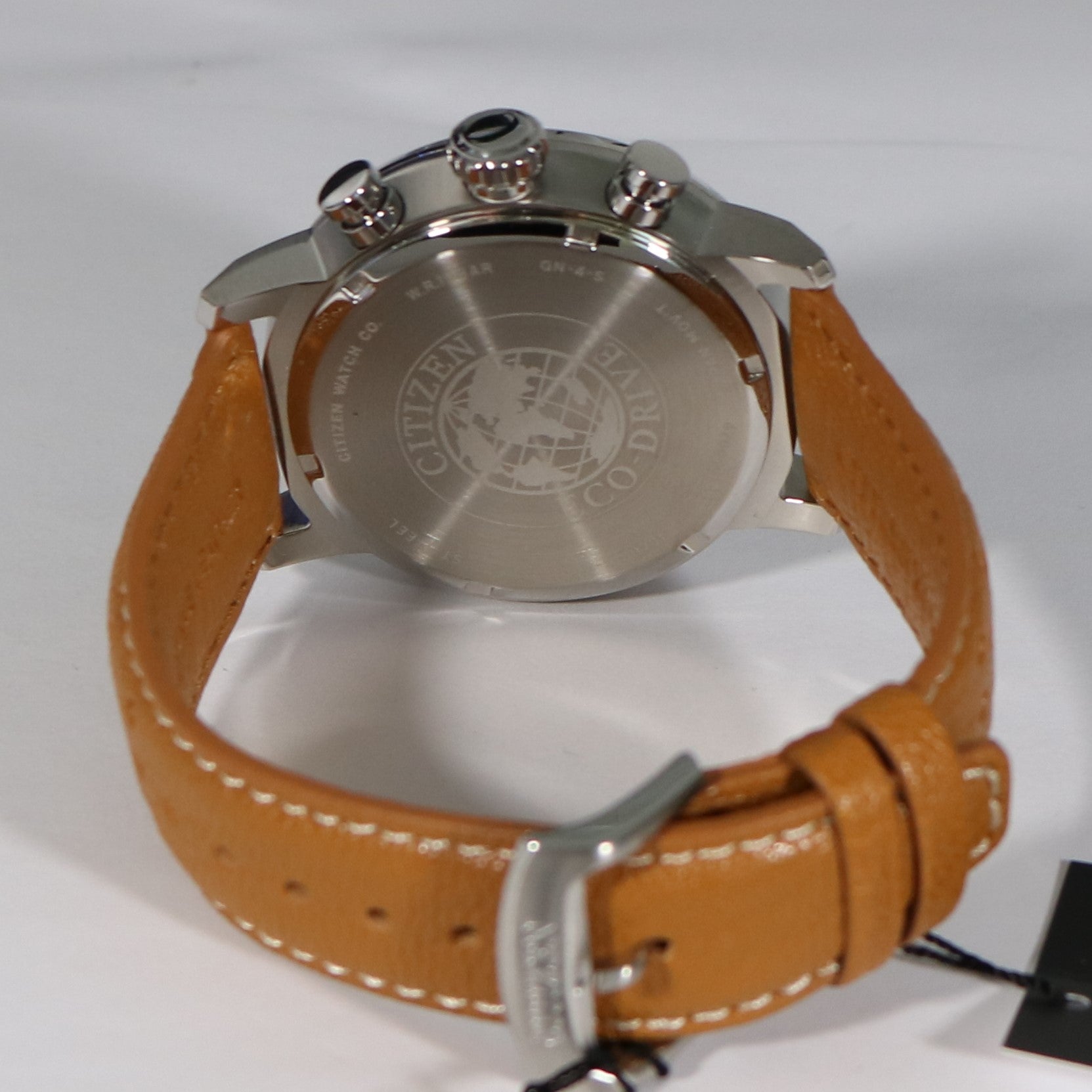 Citizen Brycen Ivory Dial Leather Strap Men's Watch CA0641-16X - Chronobuy