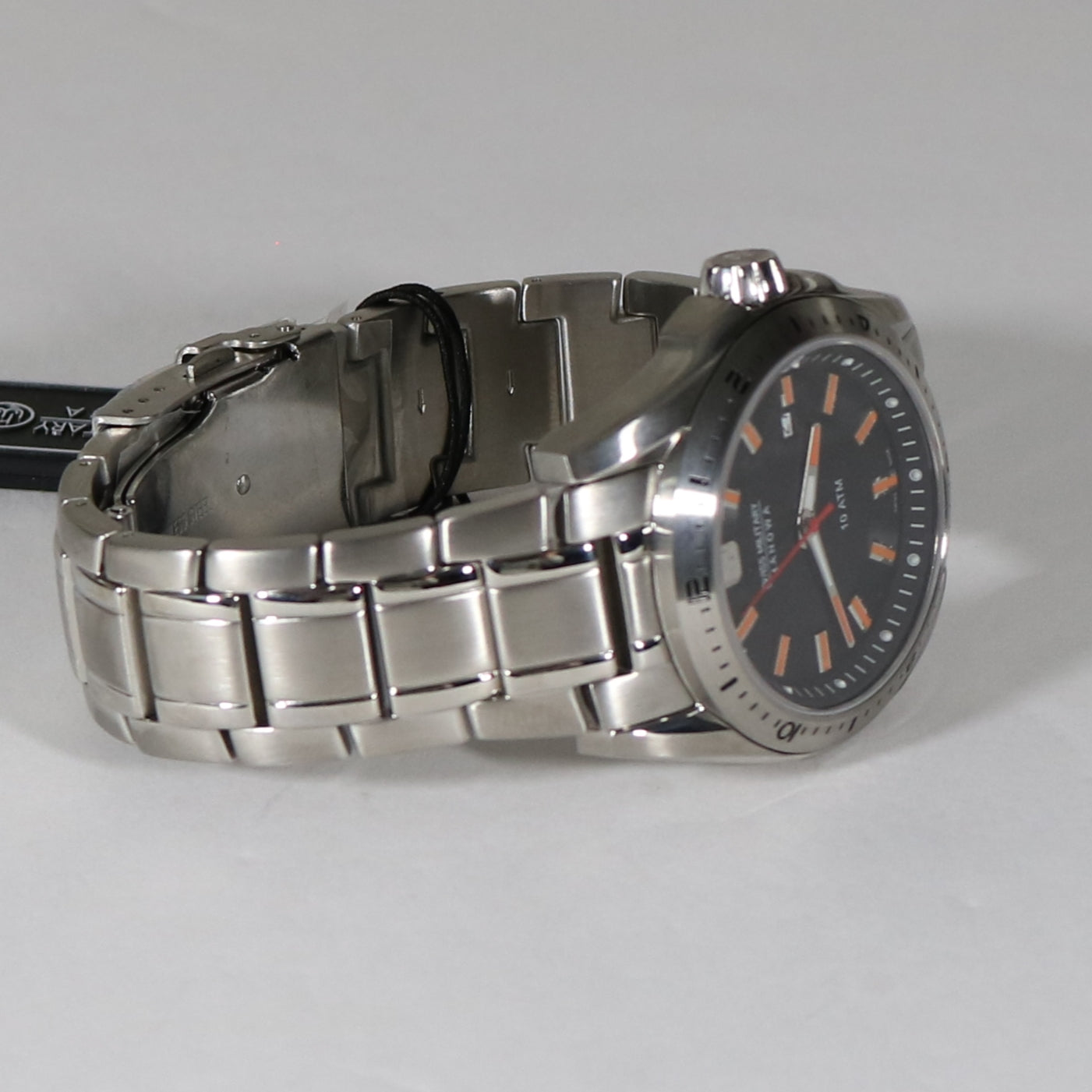 Swiss Military Hanowa Men's Black Dial Stainless Steel Quartz Watch 65117A