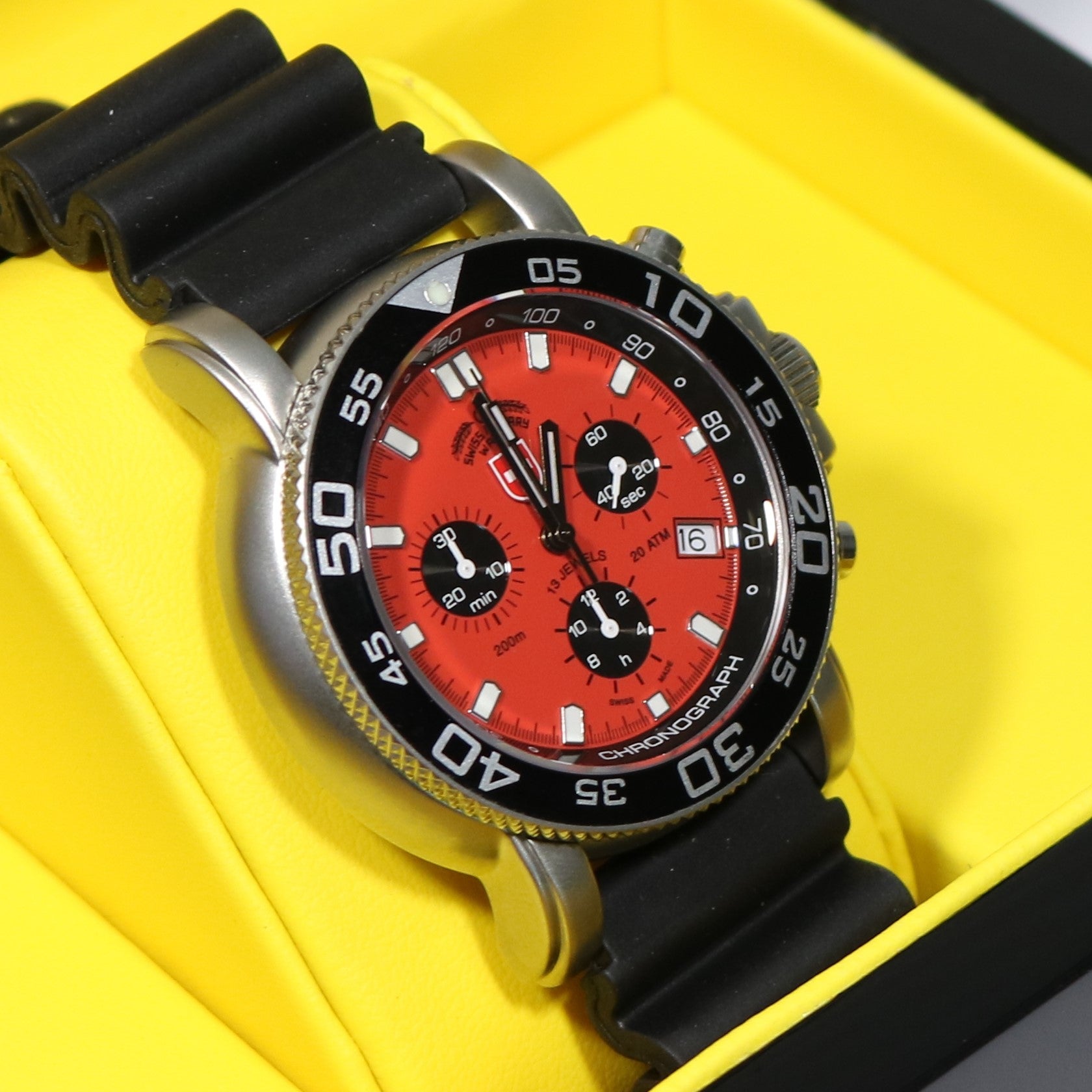 Swiss Military Men's Navy Chronograph Diver Watch SM18331 - Chronobuy