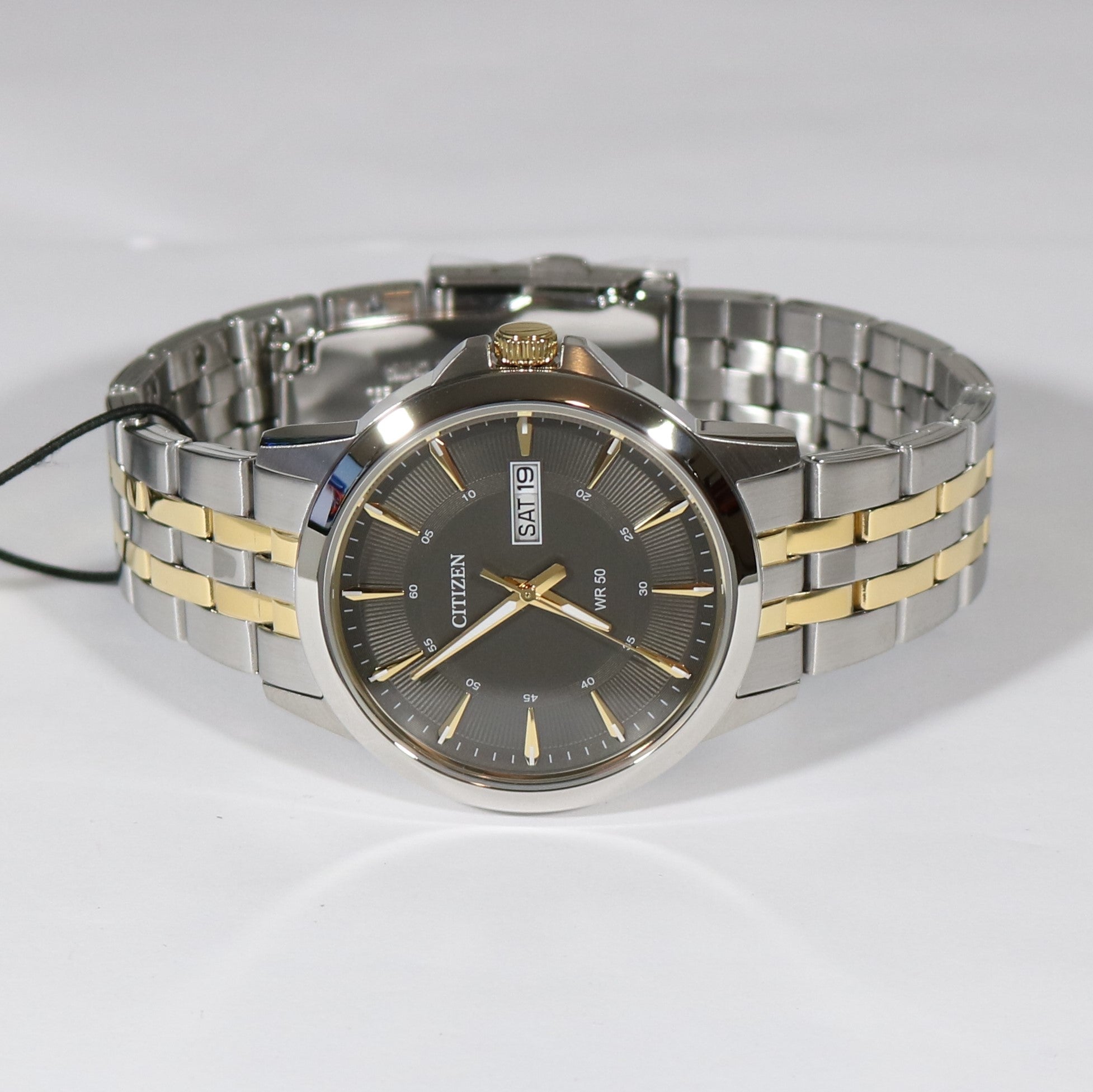 Citizen Men's Quartz Two Tone Grey Dial Watch BF2018-52H - Chronobuy