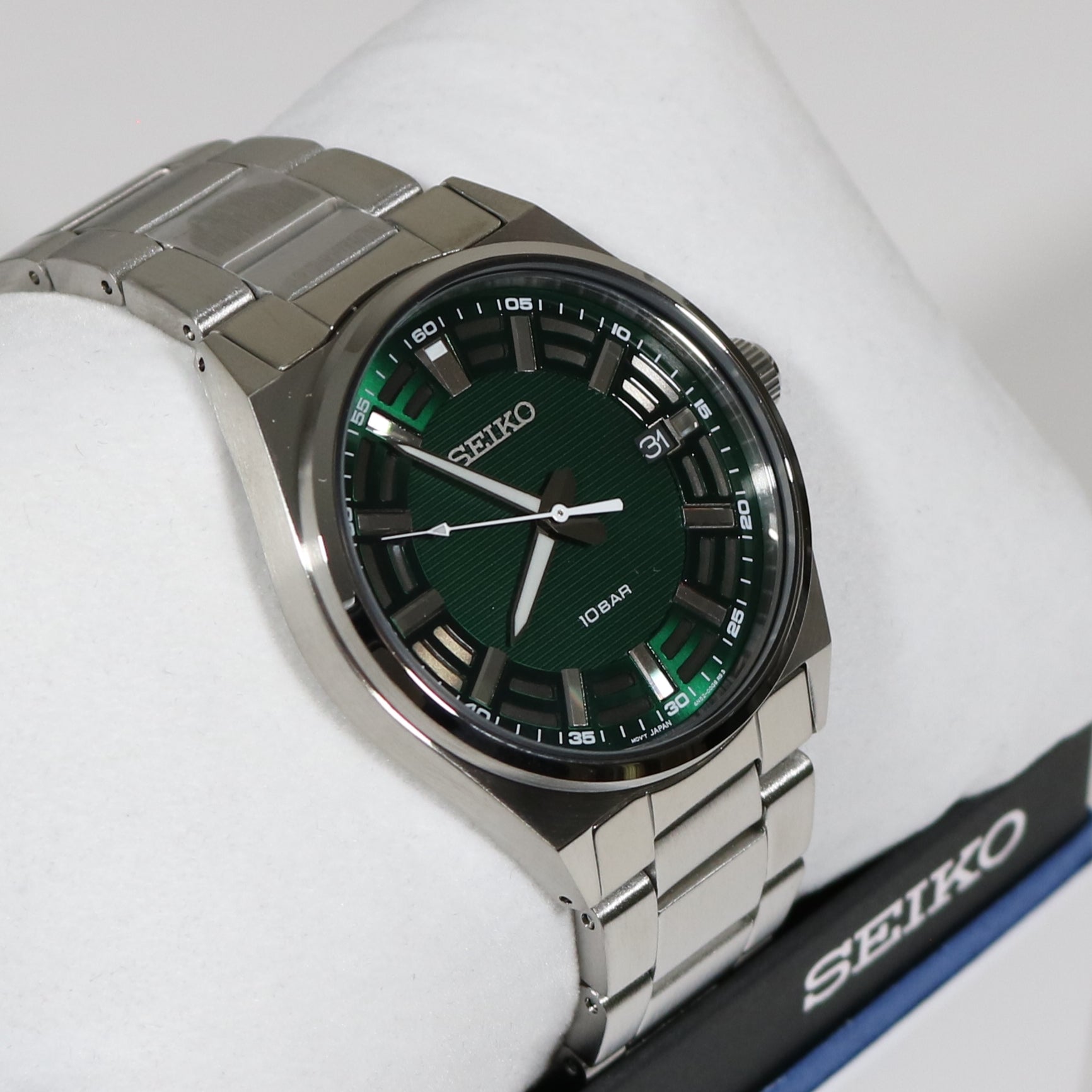 Seiko Watches Seiko Recraft Automatic Green Dial Seiko Quartz