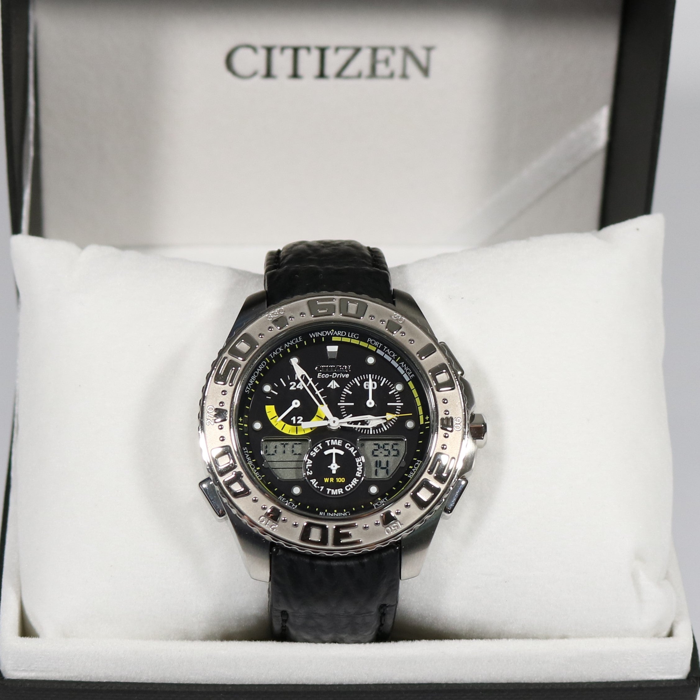 Citizen Promaster Sail Hawk Titanium Black Dial Chronograph Men's Watch JR4030-03E - Chronobuy