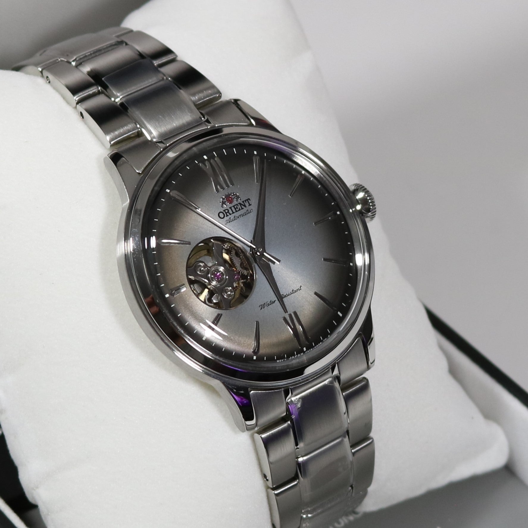 Orient Classic Grey Dial Automatic Stainless Steel Men's Watch RA