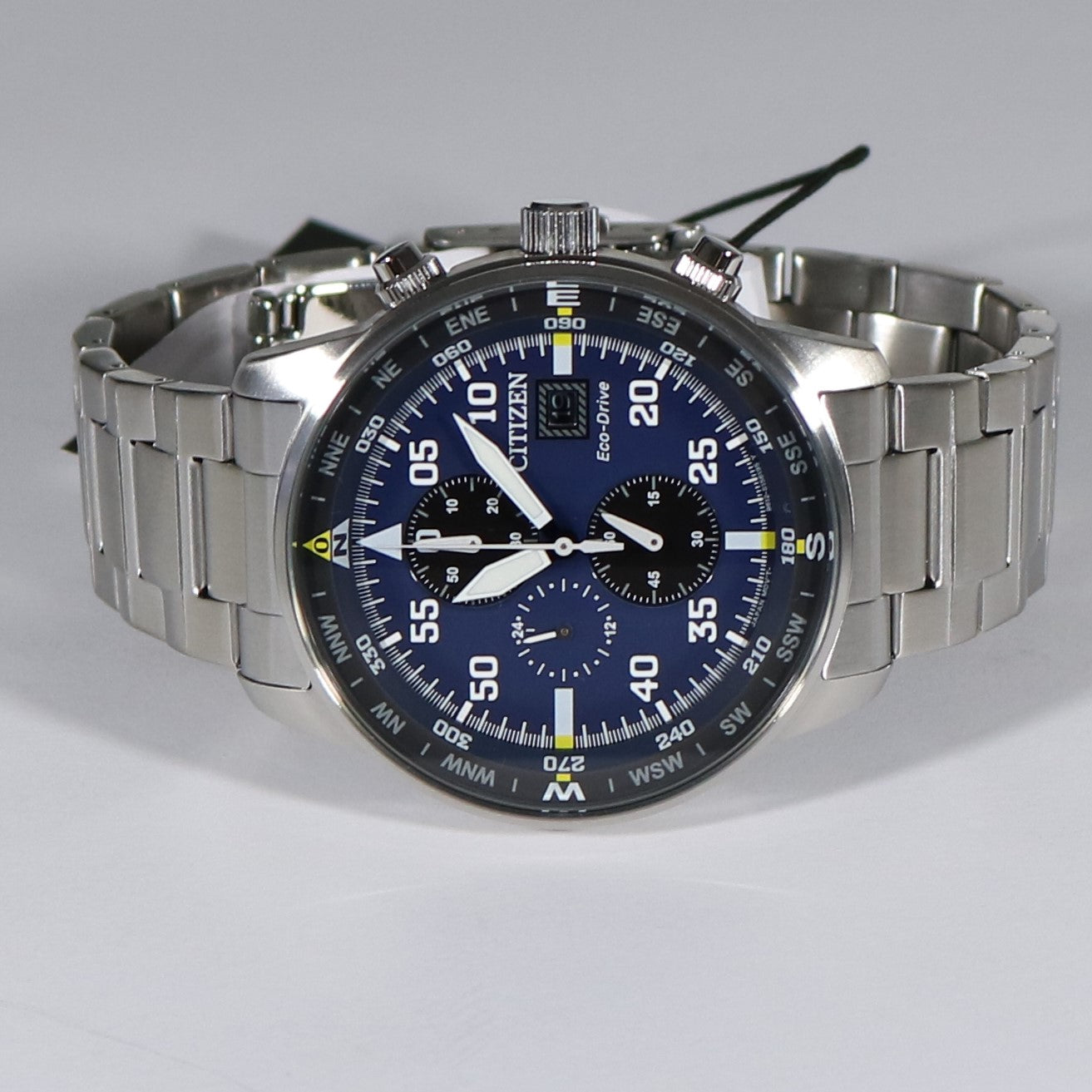 Citizen Eco-Drive Chronograph Aviator Men's Pilot's Watch CA0690-88L - Chronobuy