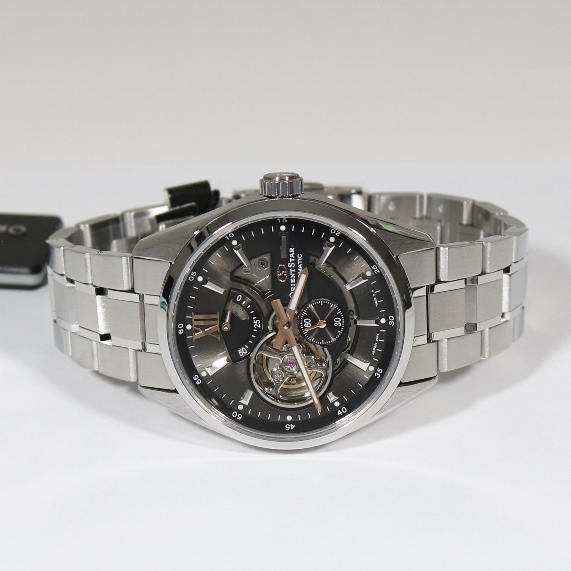 Orient Star Automatic Grey Dial Stainless Steel Men's Watch RE-AV0004N00B