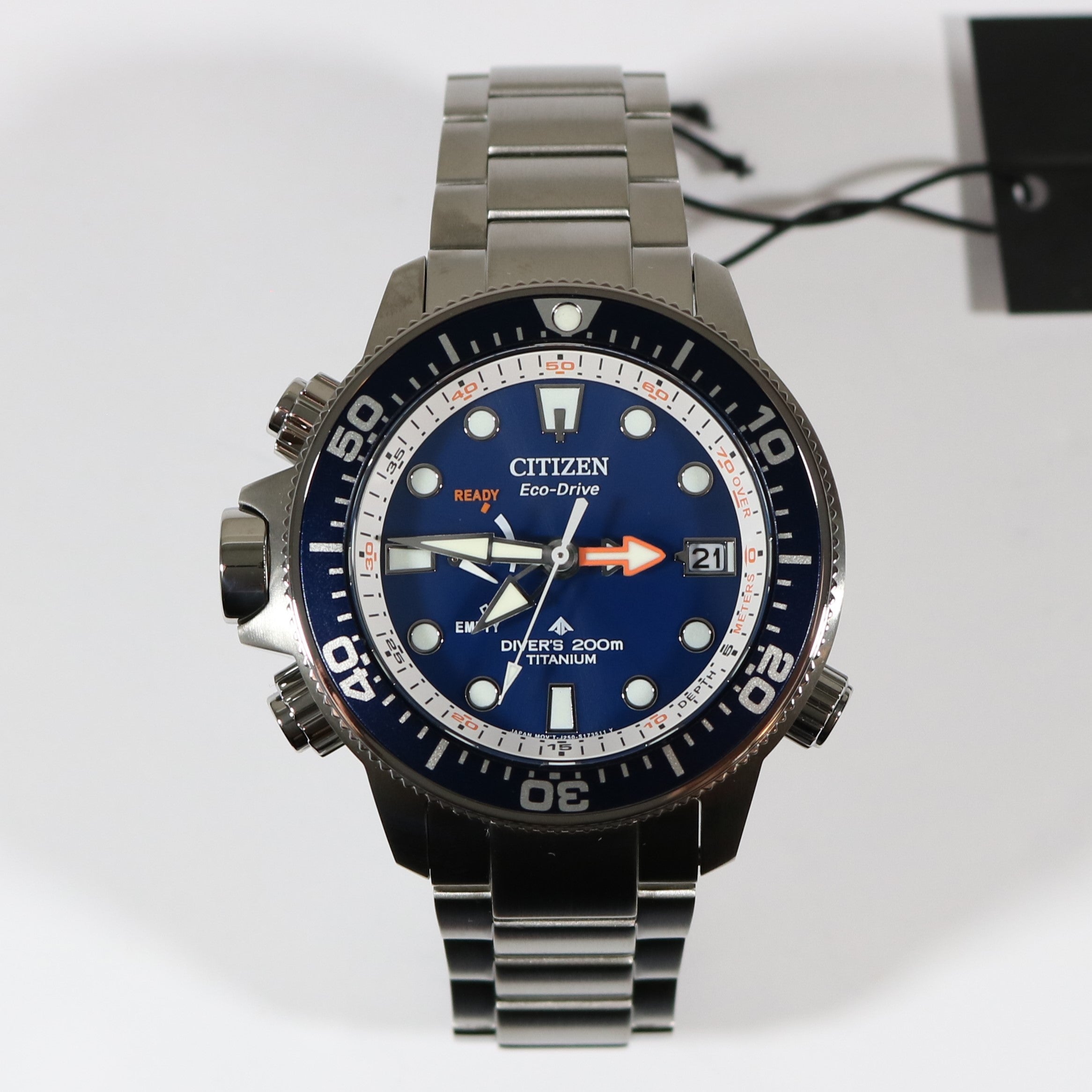 Citizen Eco-Drive Promaster Aqualand Super Titanium Men's Diver Watch BN2041-81L