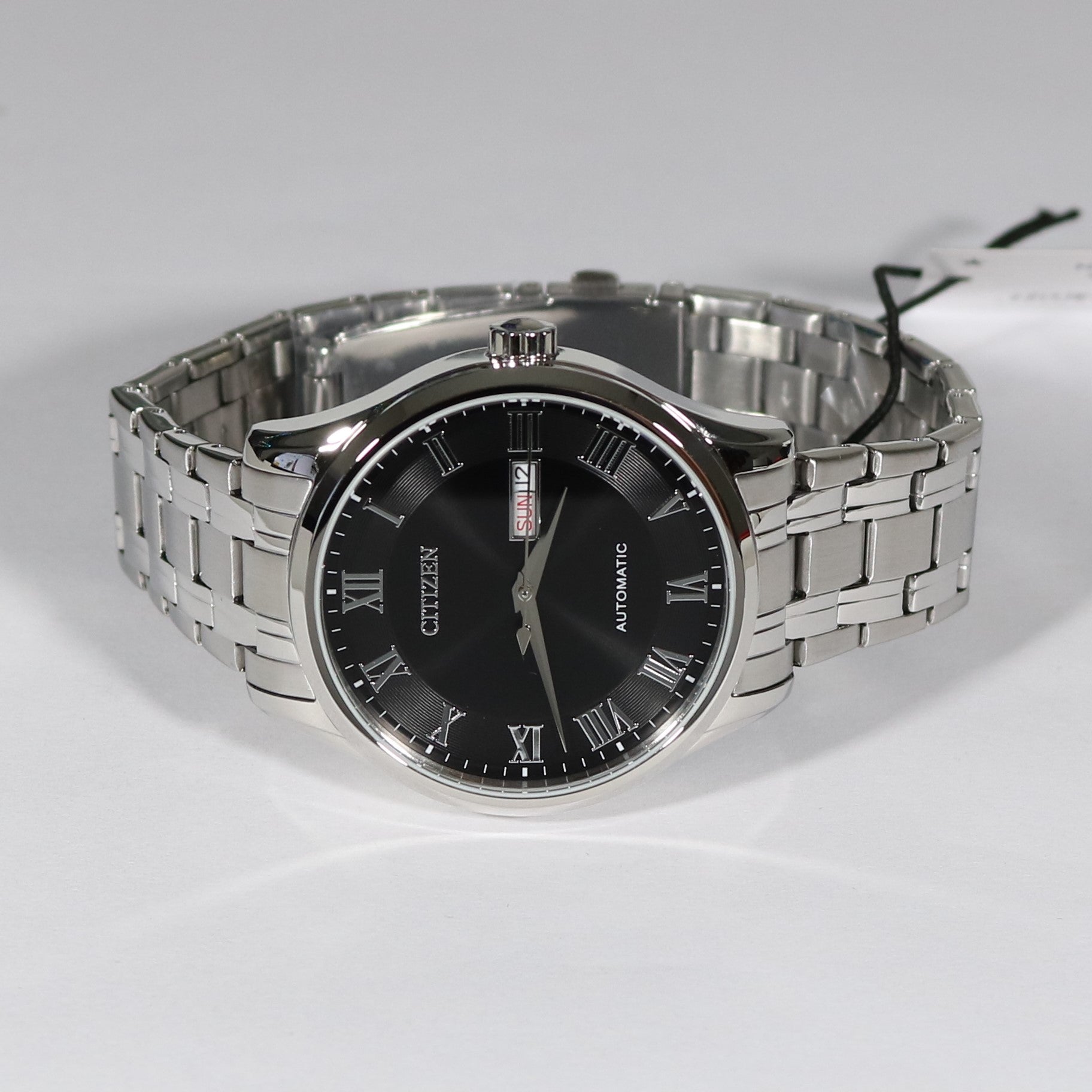 Citizen Black Dial Stainless Steel Automatic Men's Watch NH8360-80E