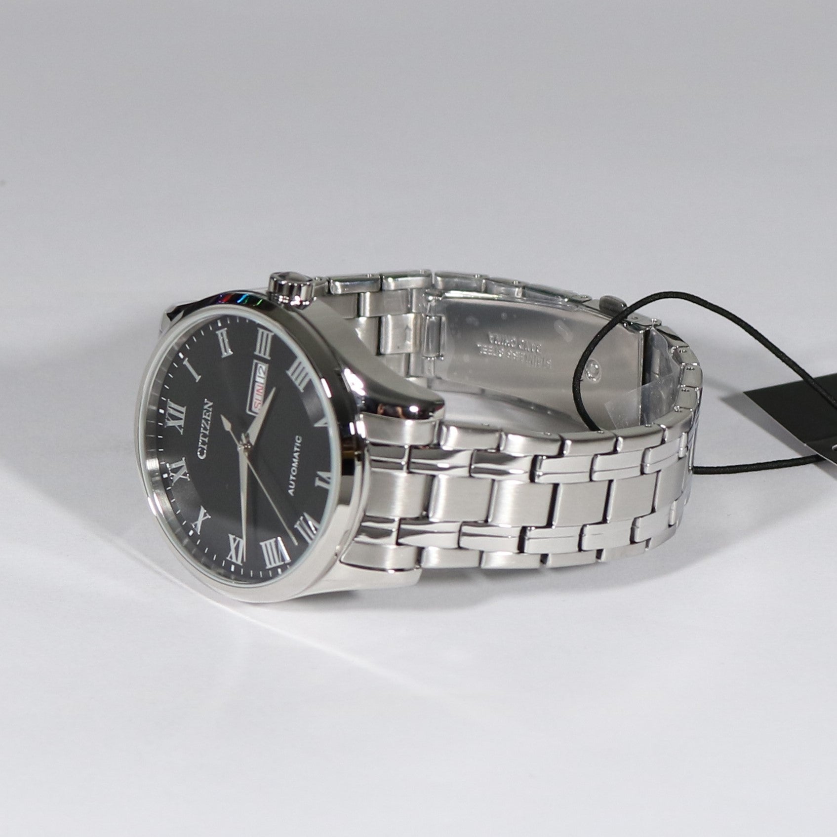 Citizen Black Dial Stainless Steel Automatic Men's Watch NH8360-80E