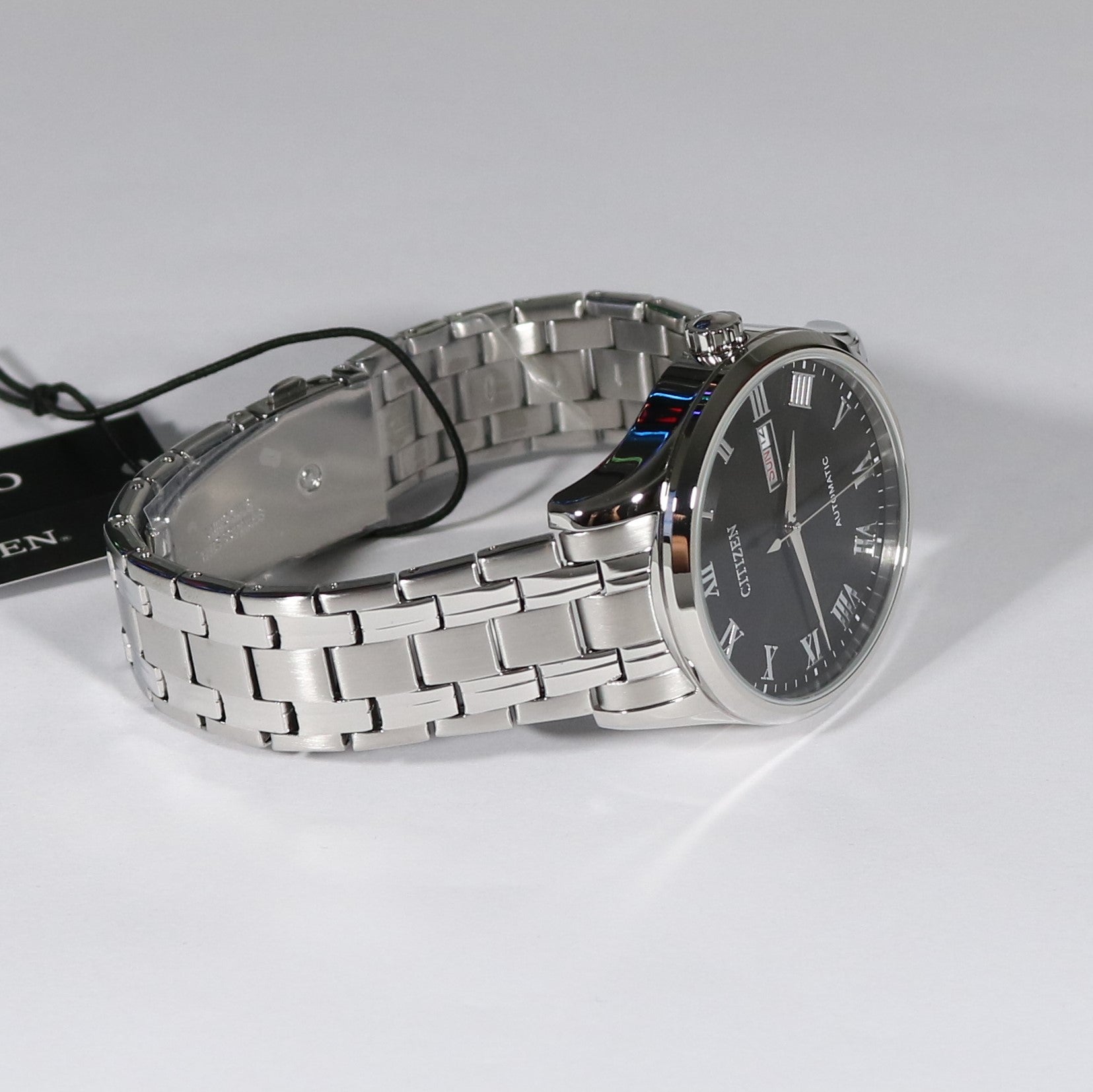 Citizen Black Dial Stainless Steel Automatic Men's Watch NH8360-80E