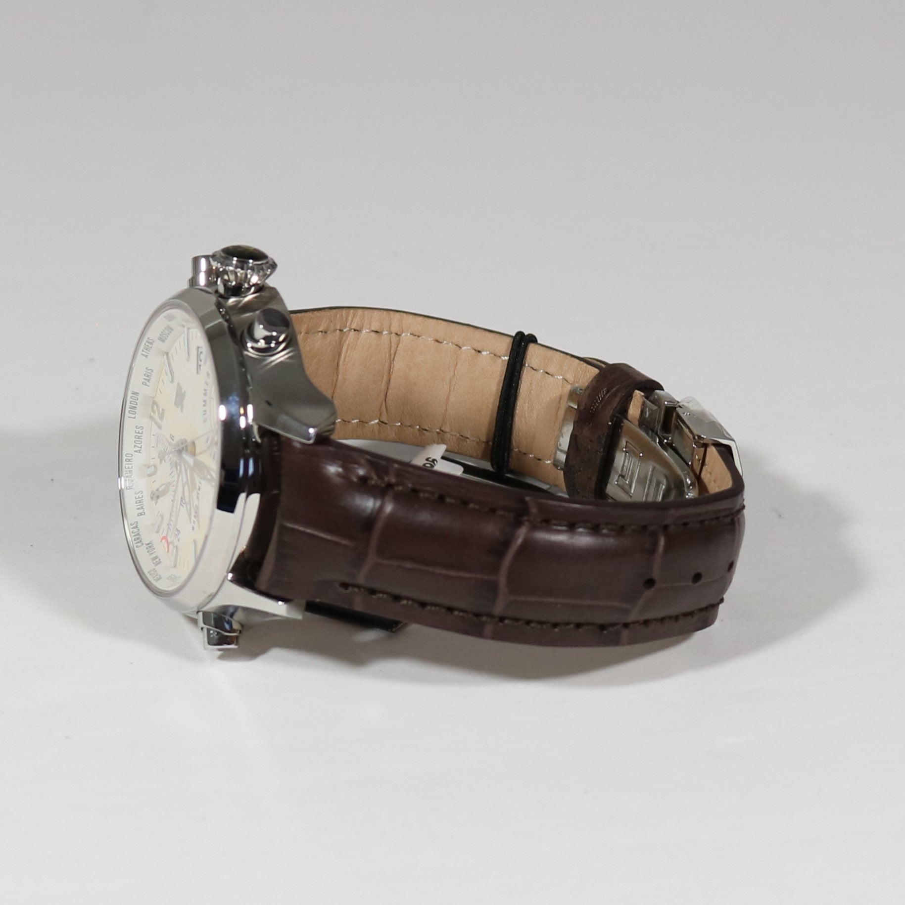 Tx Unisex T3C396 500 Series World Time Ivory Dial Watch T3C394