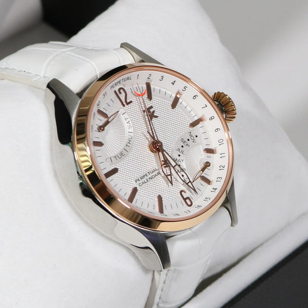 Timex TX Perpetual Calendar Stainless Steel White Dial Men's Watch T3C –  Chronobuy