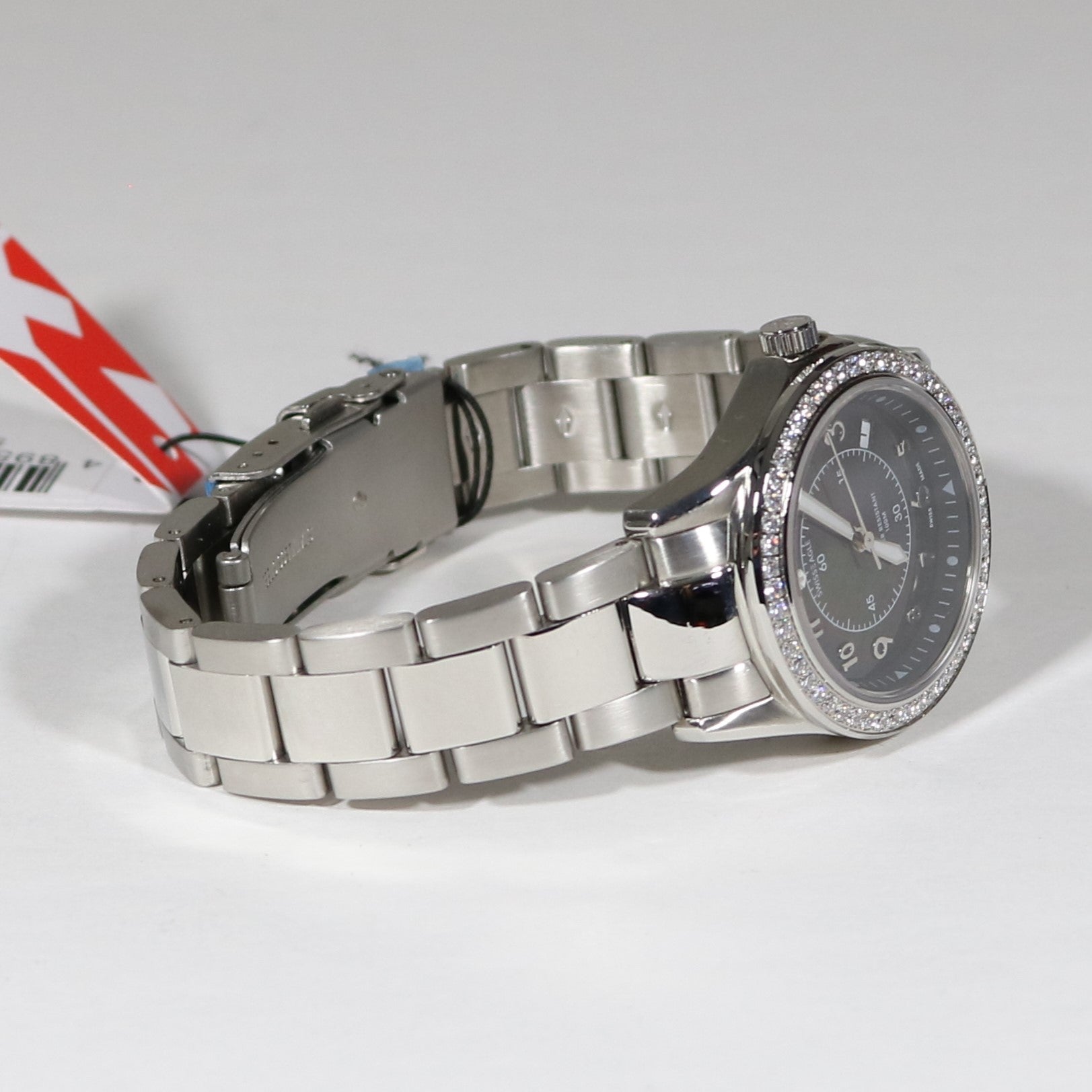 Swiss Eagle Talon Women's Stainless Steel Crystal Bezel Sports Watch SE-6027-11