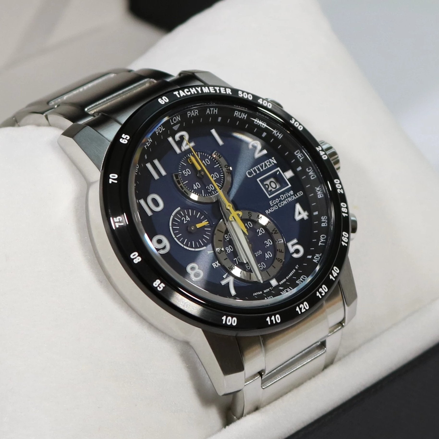 Citizen Eco-Drive Radio Controlled Chronograph Men's Watch AT8124