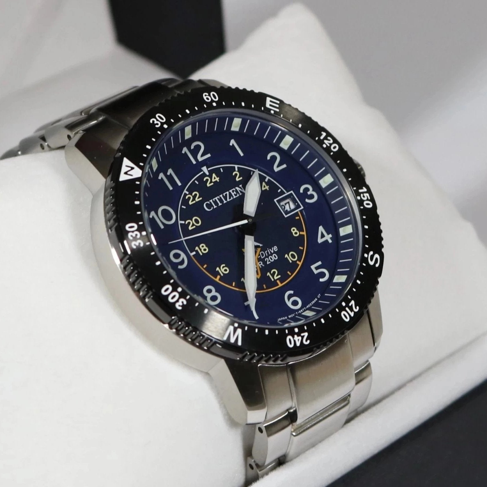 Citizen Eco-Drive Promaster Land GMT Blue Dial Men's Watch BJ7094-59L - Chronobuy